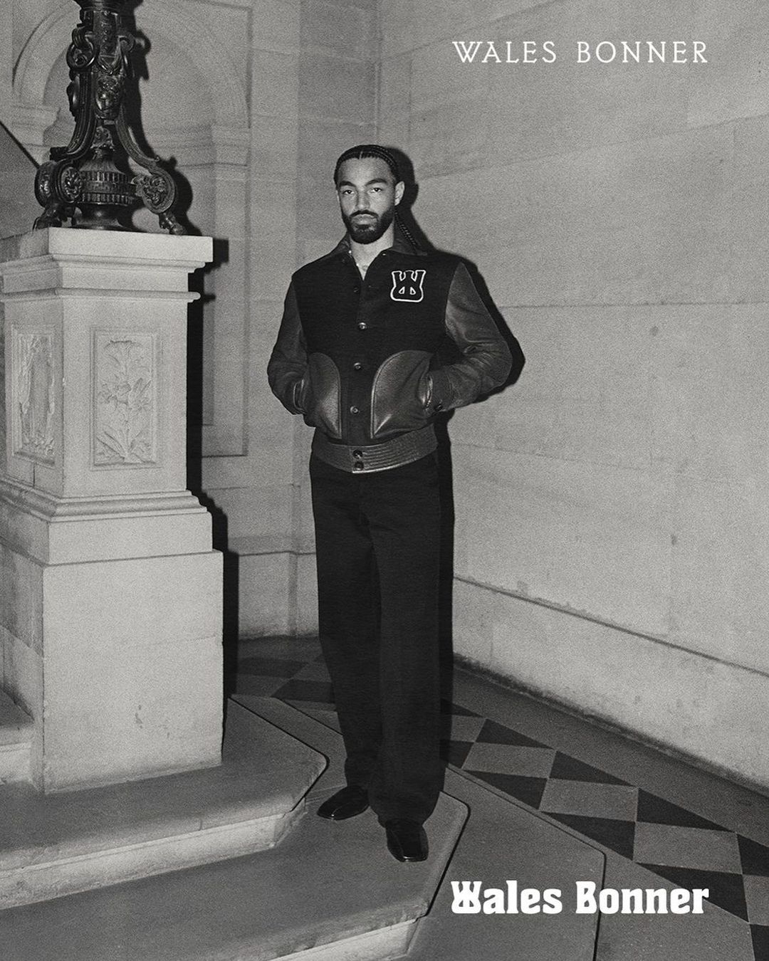 Sage Elsesser and Imaan Hamman are Wales Bonner’s muses for FW23
