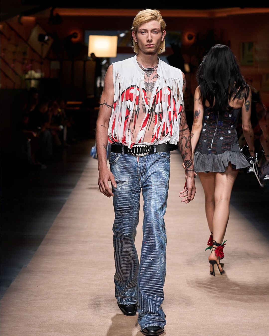 DSQUARED2'S SS24 COLLECTION WAS HOT AS HELL
