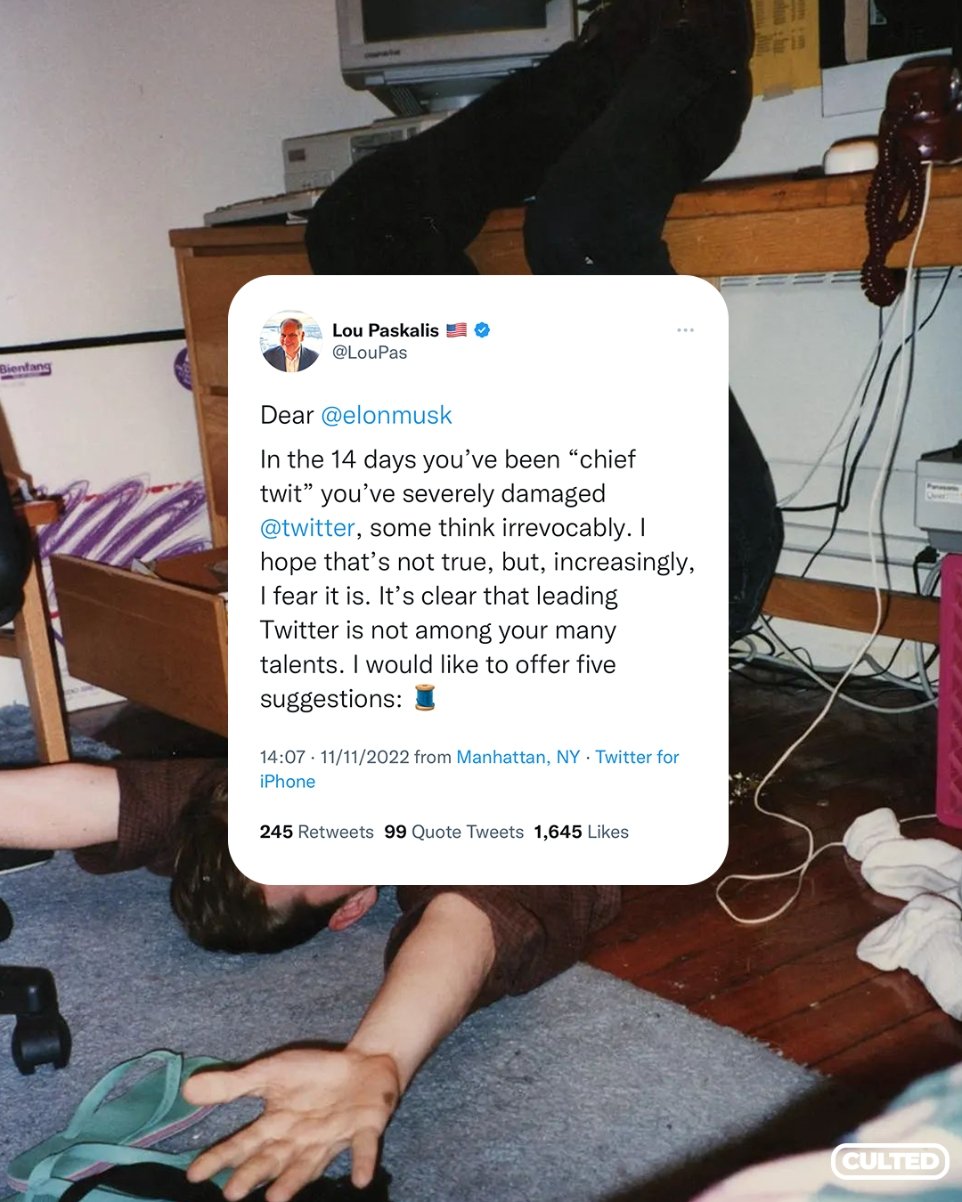 FOLLOWING A WEEKEND OF CHAOS, ELON MUSK’S TWITTER TAKEOVER HAS SUNK IN