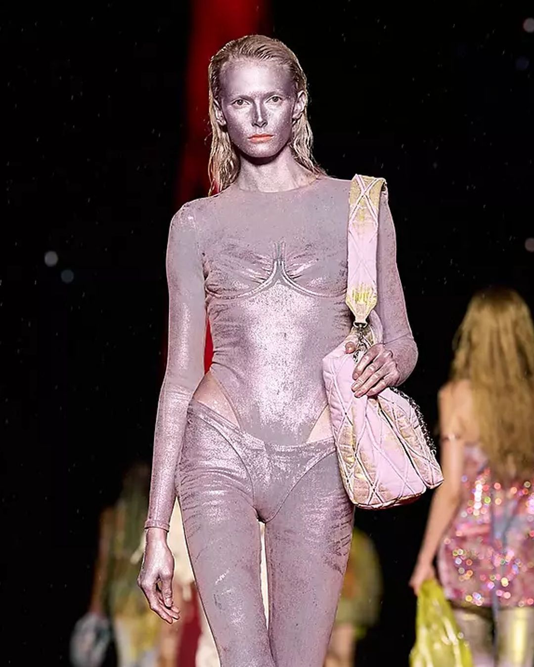 From stiff wigs to tear-streaked cheeks, here’s the best beauty from SS24