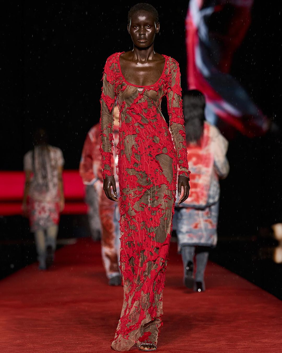 Glenn Martens’ Diesel SS24 show rewrote the runway rulebook