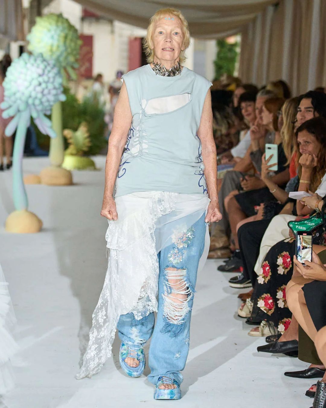 Collina Strada SS24 combined fragility and fearlessness