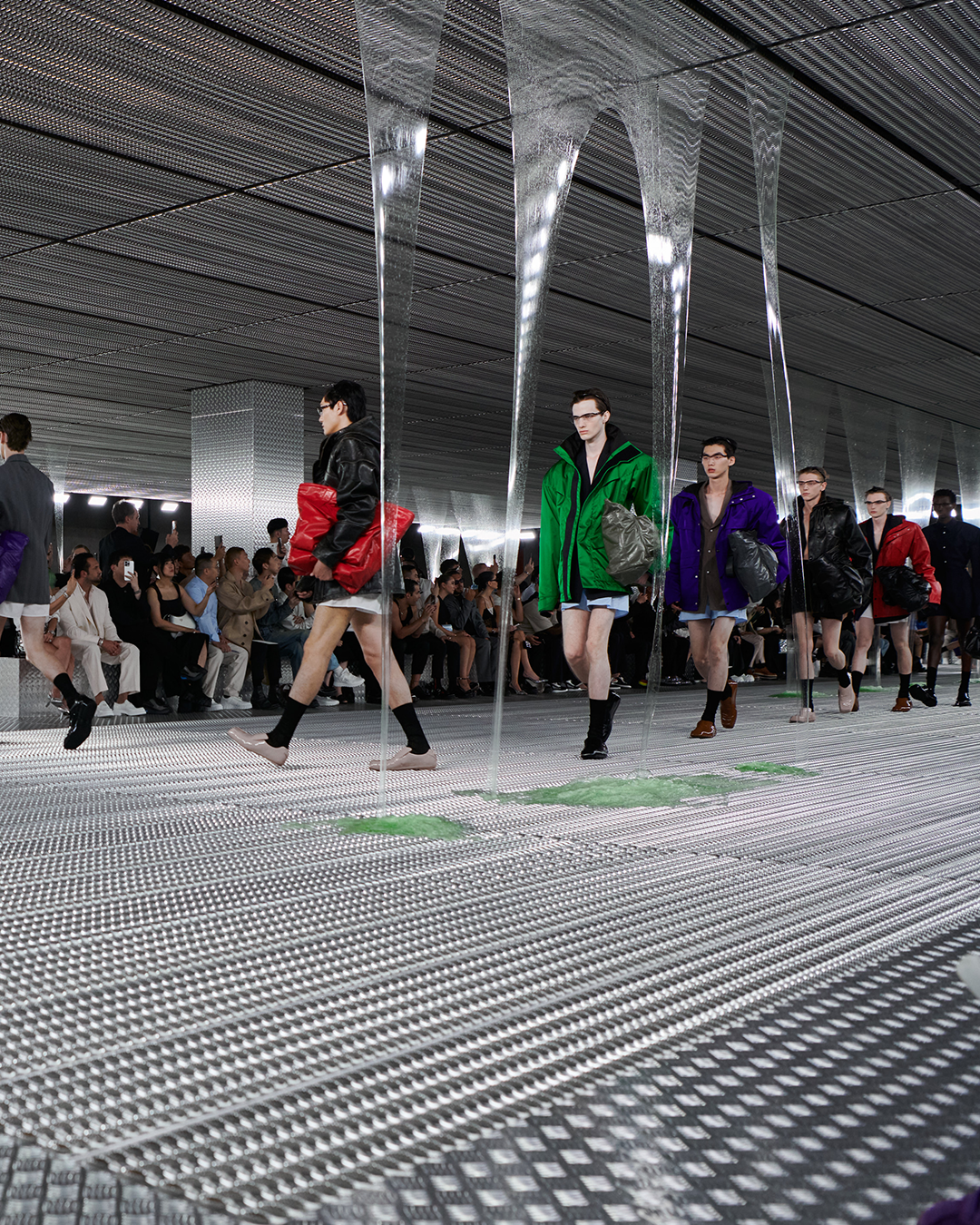 PRADA MEN’S SS24 SAID: GREEN SLIME, BUT MAKE IT FASHION