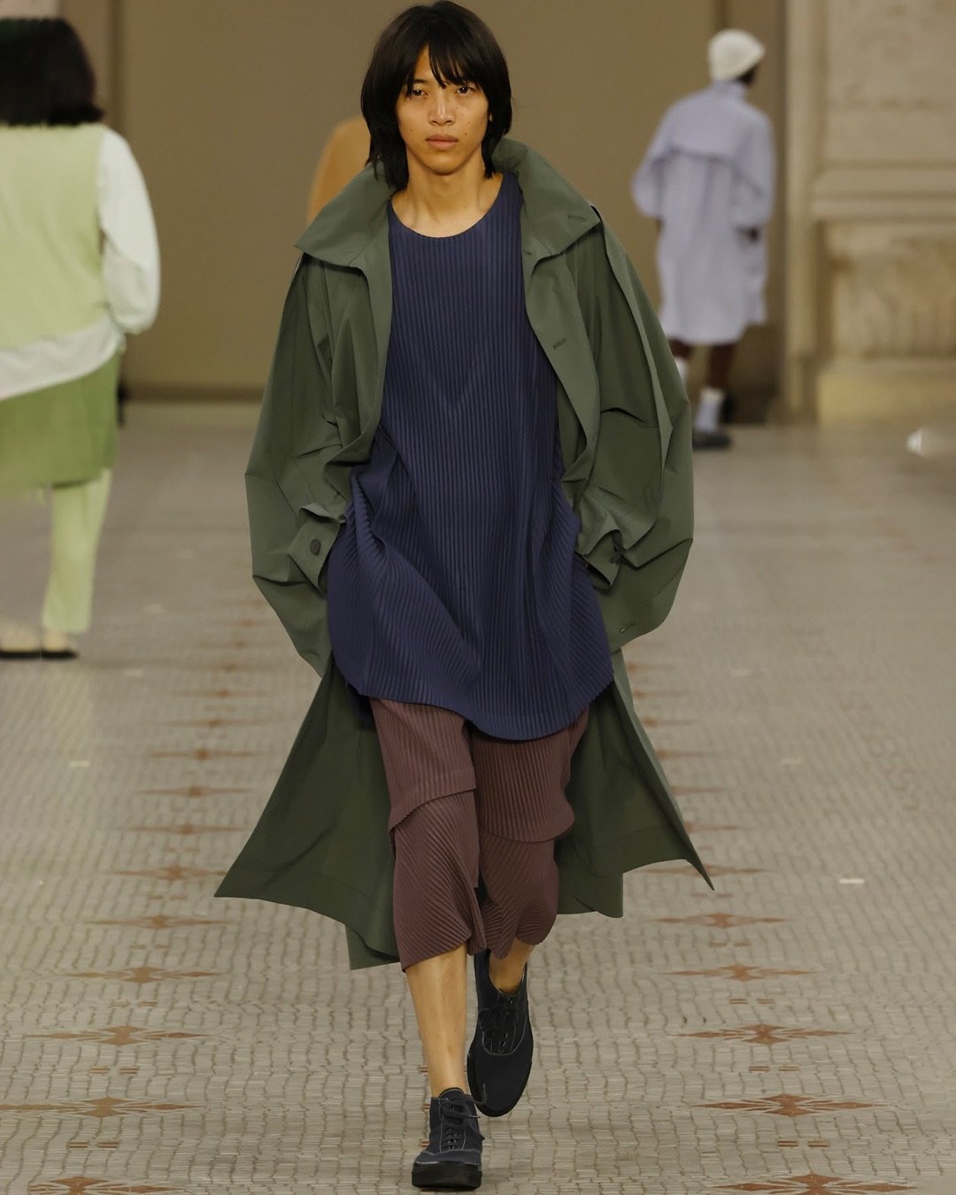 Issey Miyake's SS24 show was clean as hell