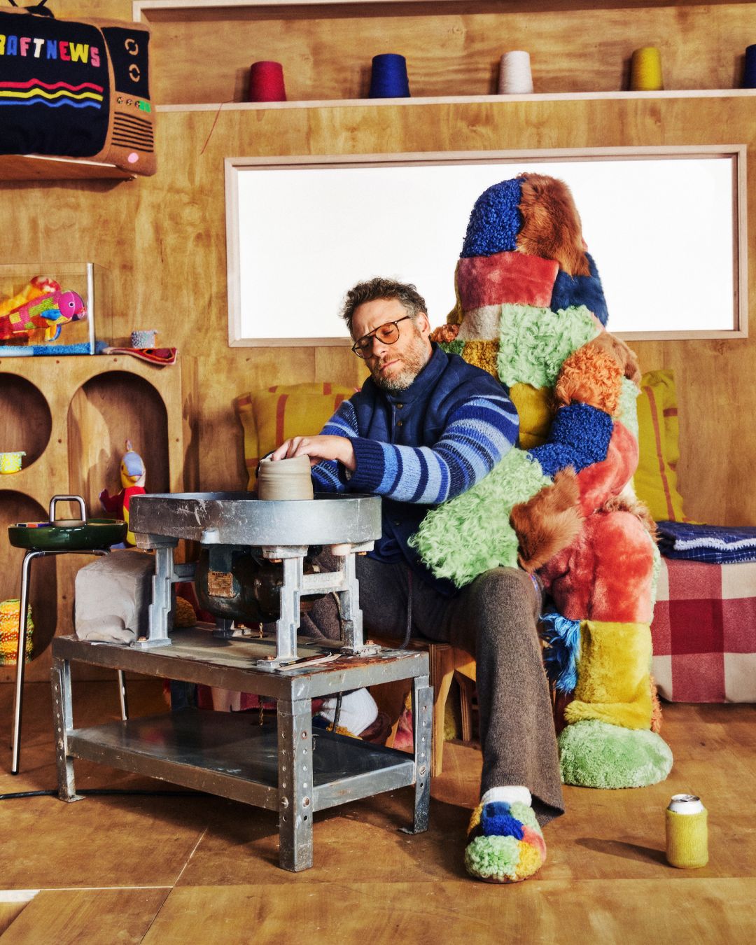 UGG and The Elder Statesman present your local snuggly herb enthusiast, Seth Rogen