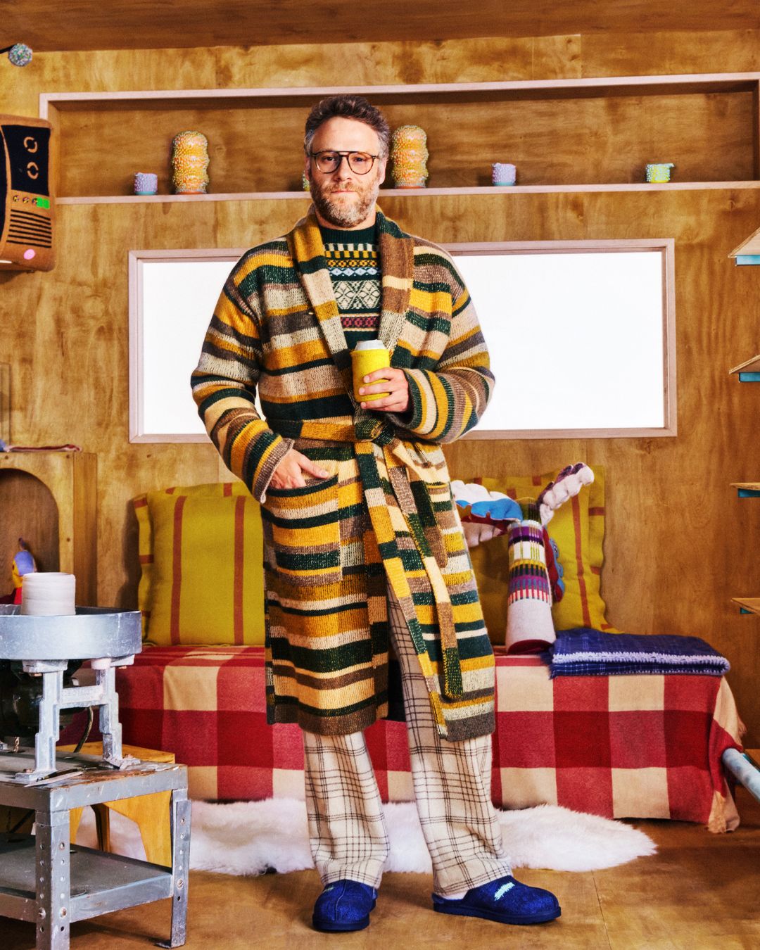 UGG and The Elder Statesman present your local snuggly herb enthusiast, Seth Rogen