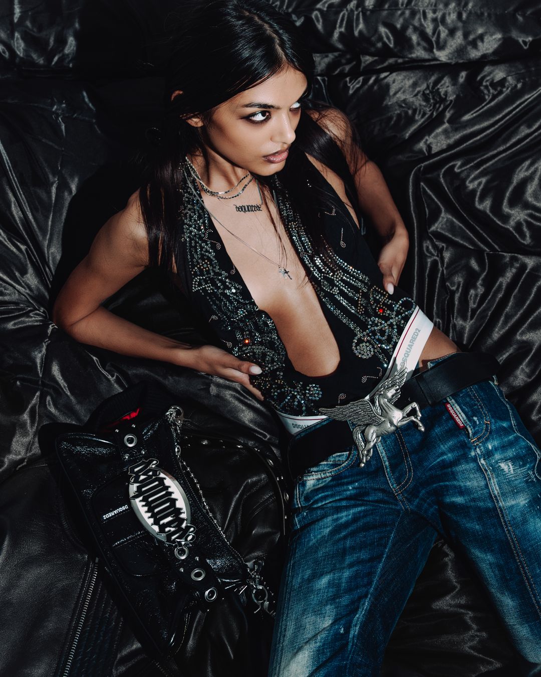 Buckle up and strap on with the Dsquared2 Gothic Belt Bag