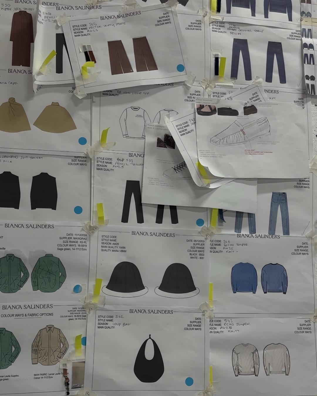 We linked up with Bianca Saunders at her studio in London ahead of her FW25 presentation