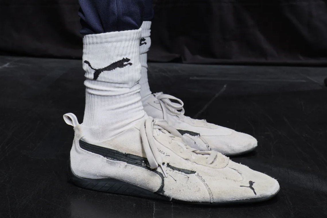 At Balenciaga, Puma gets its high fashion moment