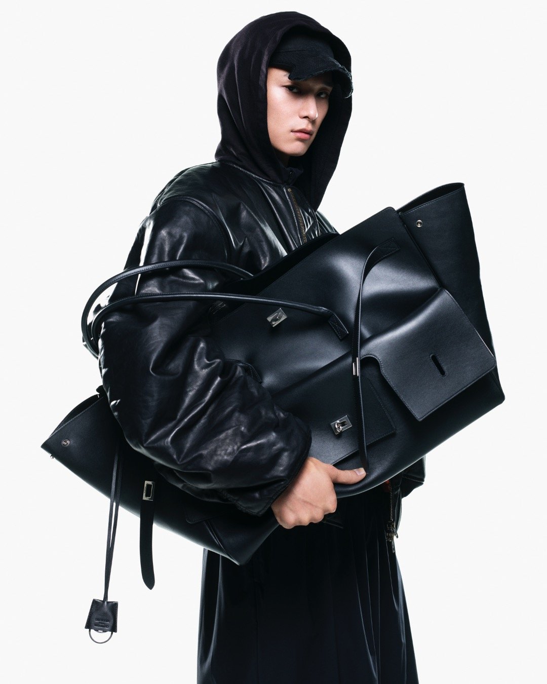 Kate Moss, Juyeon, and Kit Butler star in Balenciaga’s new Bel Air Bag campaign