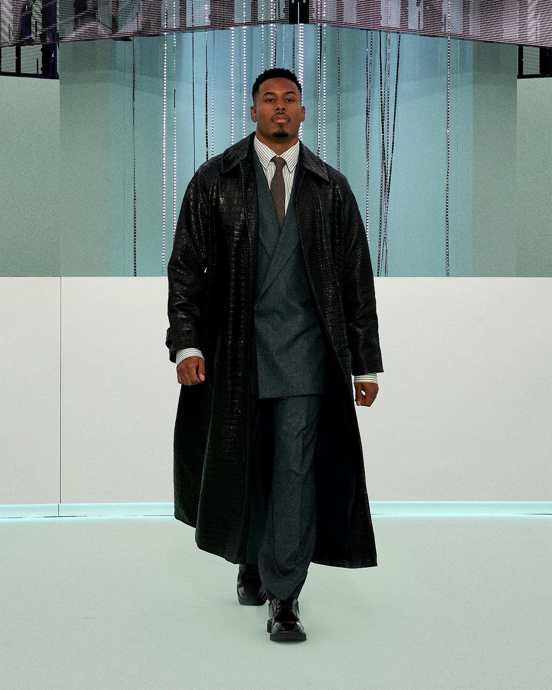 BOSS took the boardroom to the future for SS24