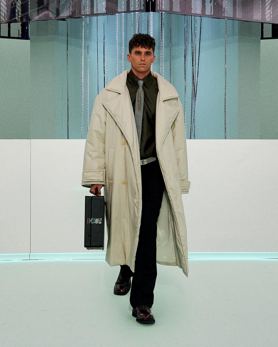 BOSS took the boardroom to the future for SS24