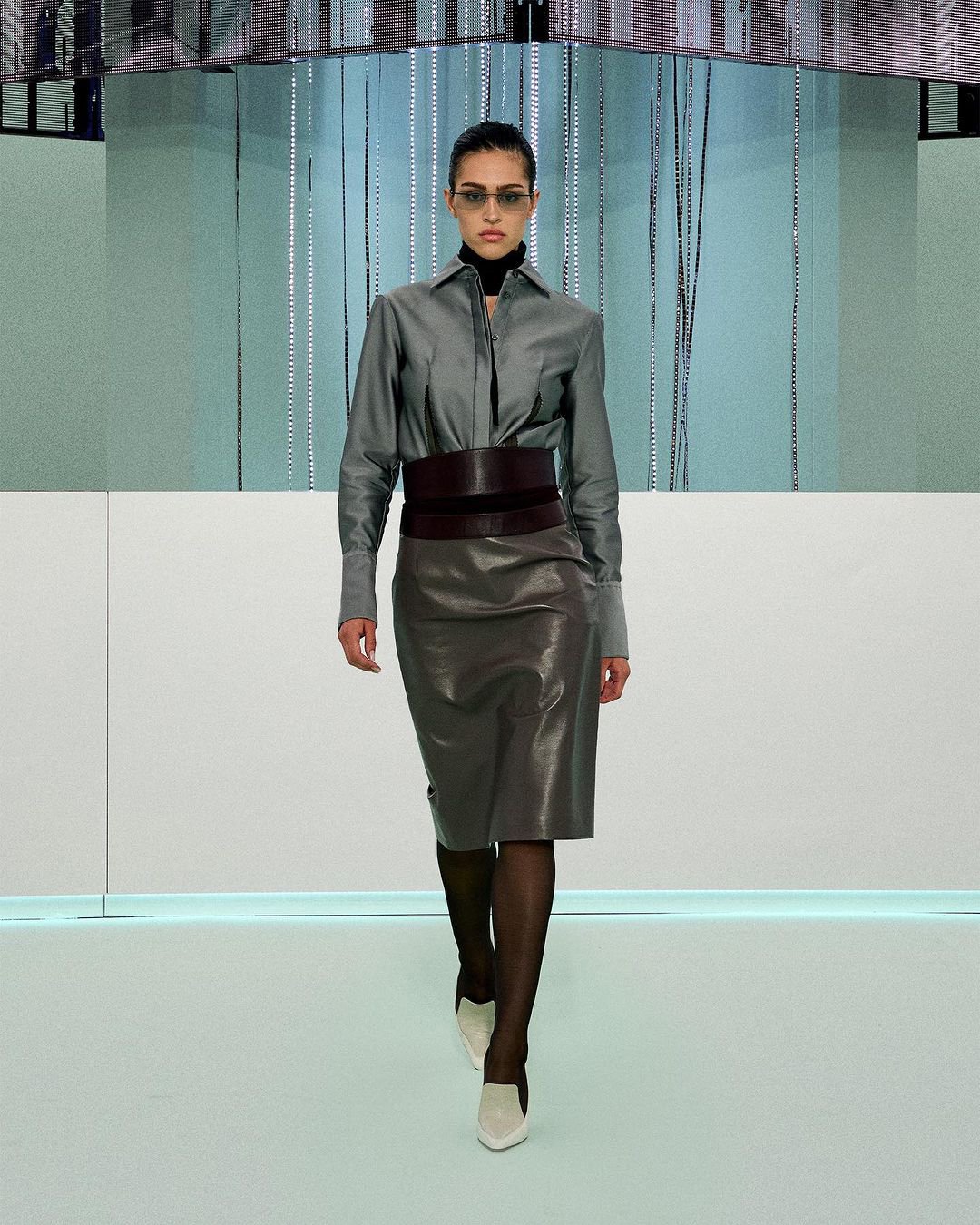 BOSS took the boardroom to the future for SS24