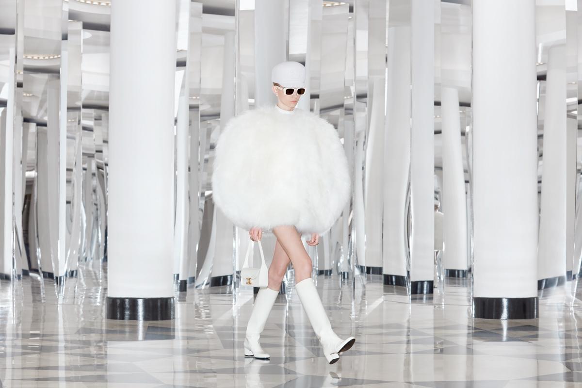 CELINE FW24 was fun, furry, and downright cool