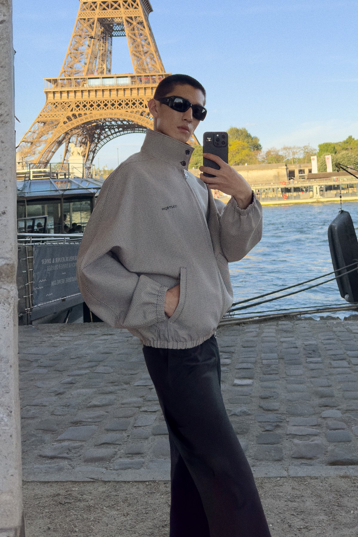 Mirror selfies, that’s the whole Courréges Pre-SS26 campaign