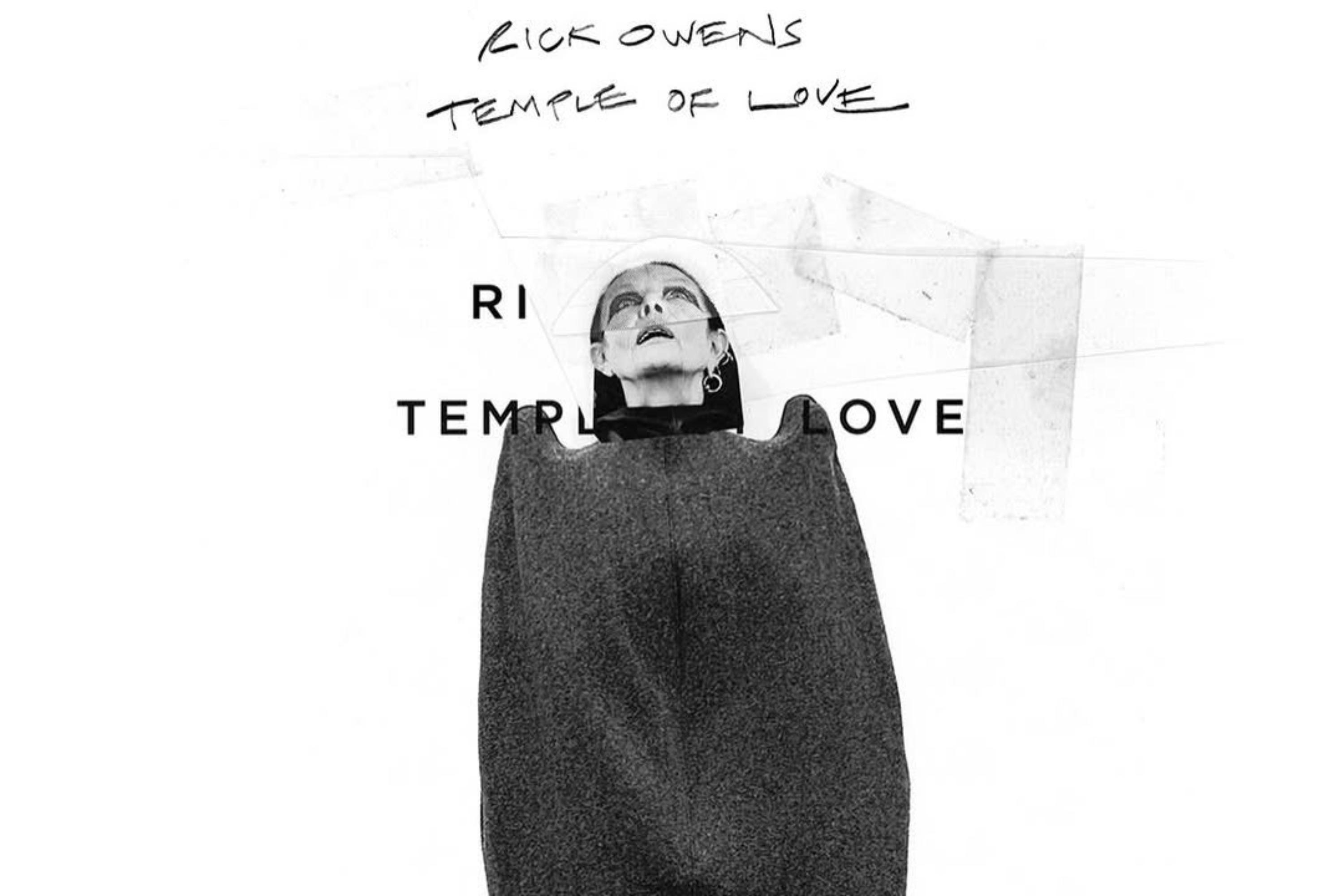 Rick Owens is dropping a photo book with Rizzoli