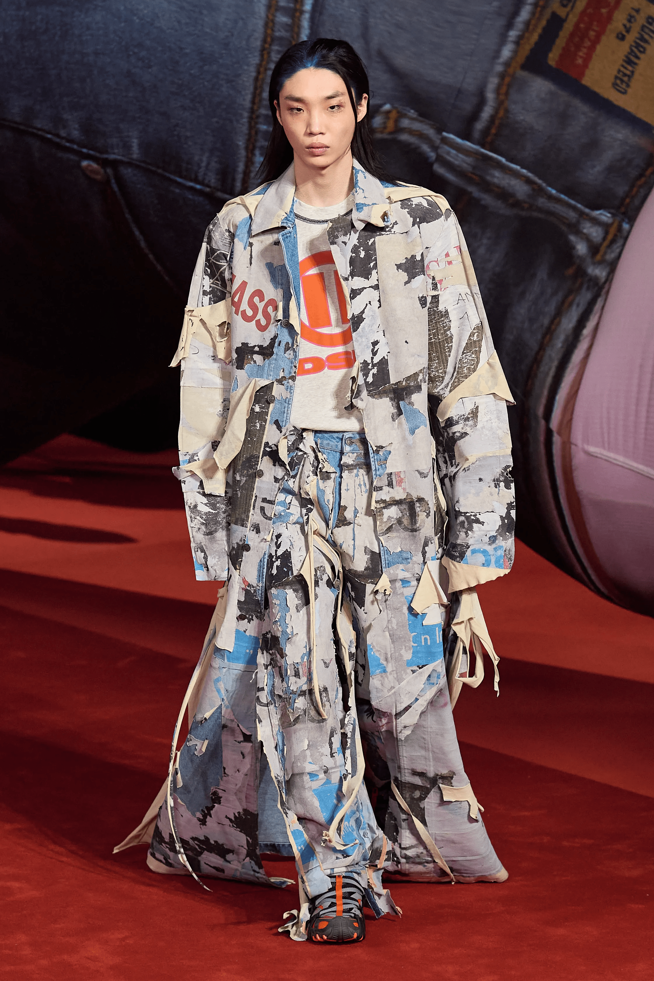 PUT THAT PEDAL TO THE METAL: DIESEL'S MILAN AW22 COLLECTION WAS A REVVED UP DENIM DEDICATION