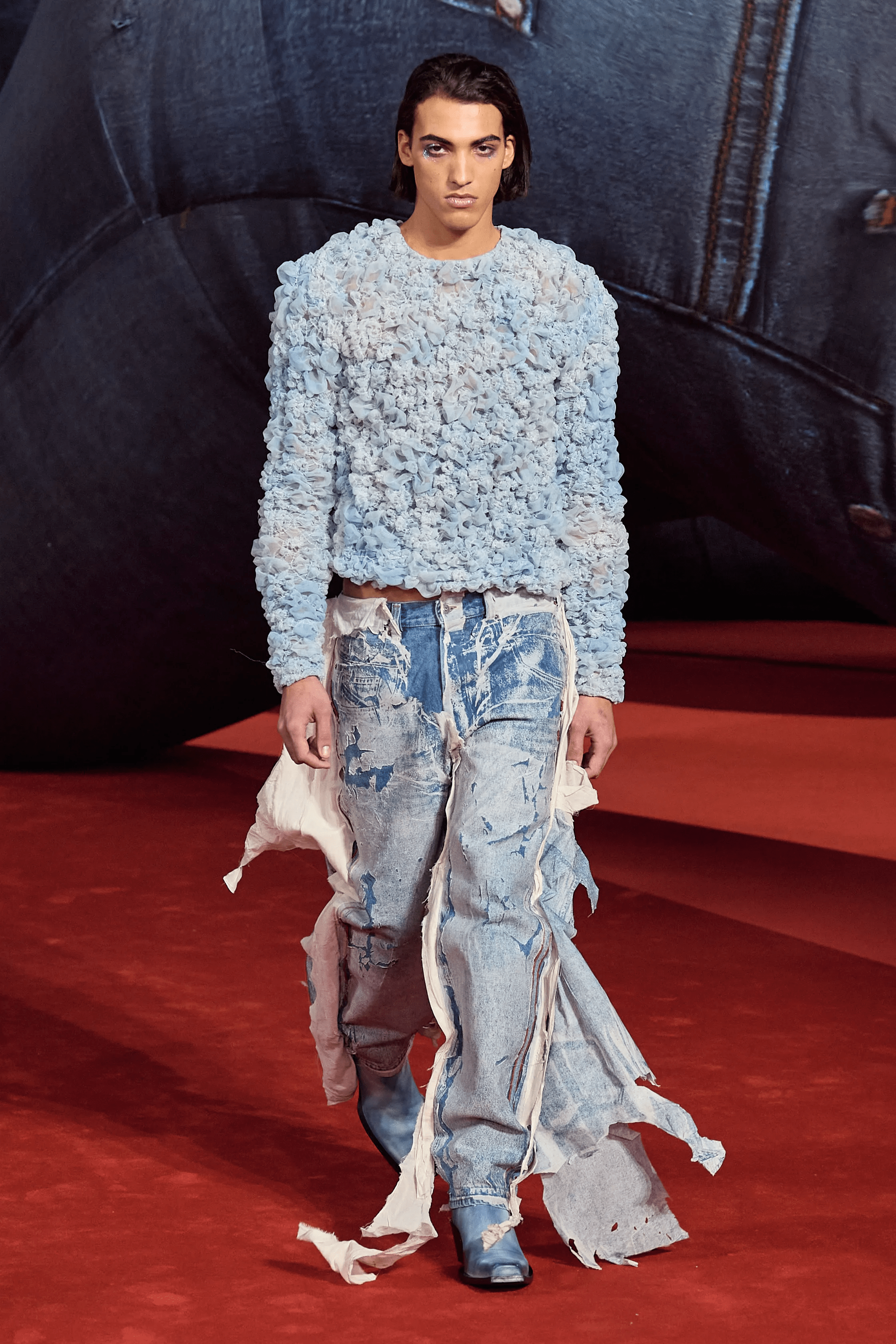 PUT THAT PEDAL TO THE METAL: DIESEL'S MILAN AW22 COLLECTION WAS A REVVED UP DENIM DEDICATION