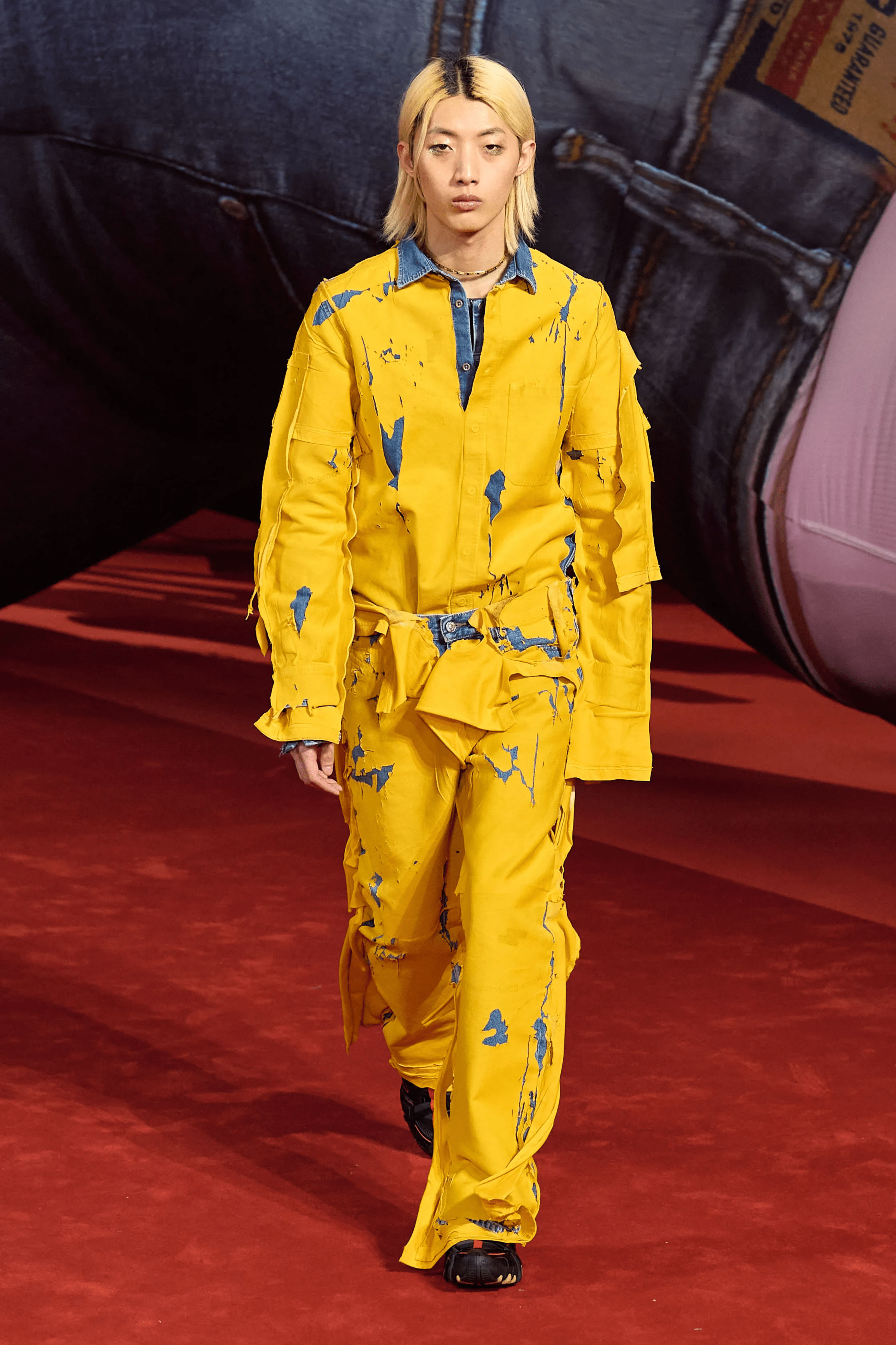 PUT THAT PEDAL TO THE METAL: DIESEL'S MILAN AW22 COLLECTION WAS A REVVED UP DENIM DEDICATION