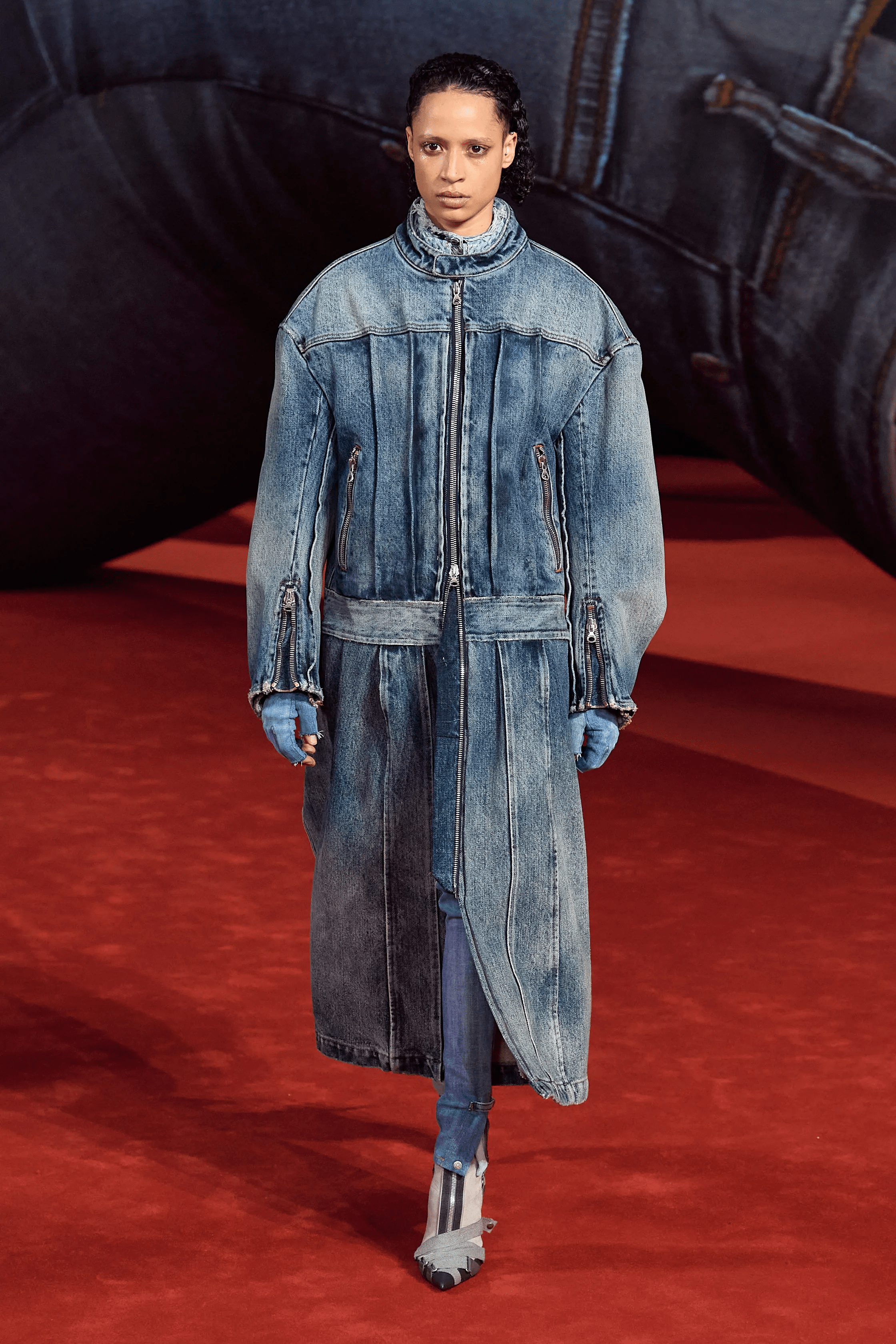 PUT THAT PEDAL TO THE METAL: DIESEL'S MILAN AW22 COLLECTION WAS A REVVED UP DENIM DEDICATION
