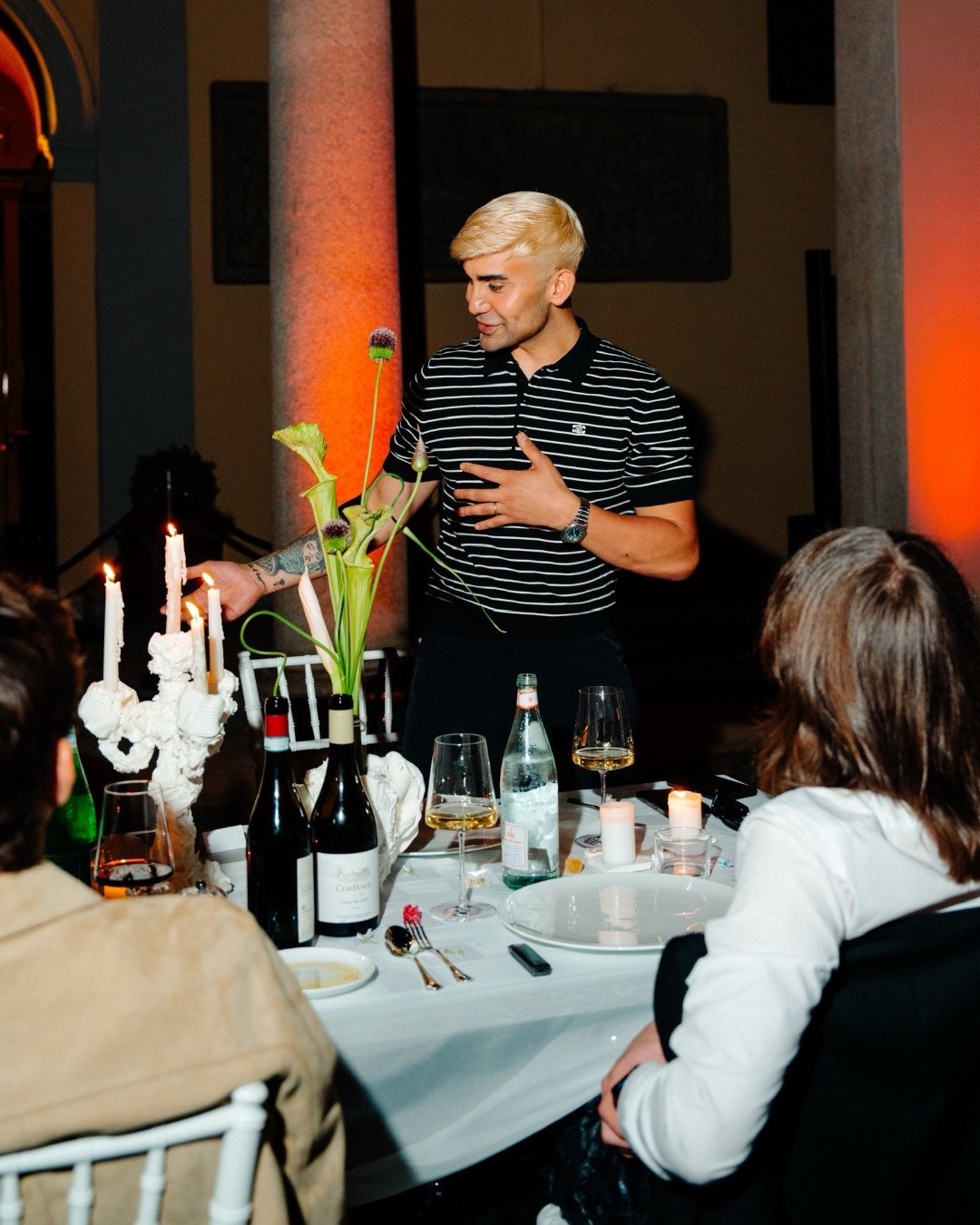 We hosted Culted friends & family in Milan for dinner, drinks & ellesse