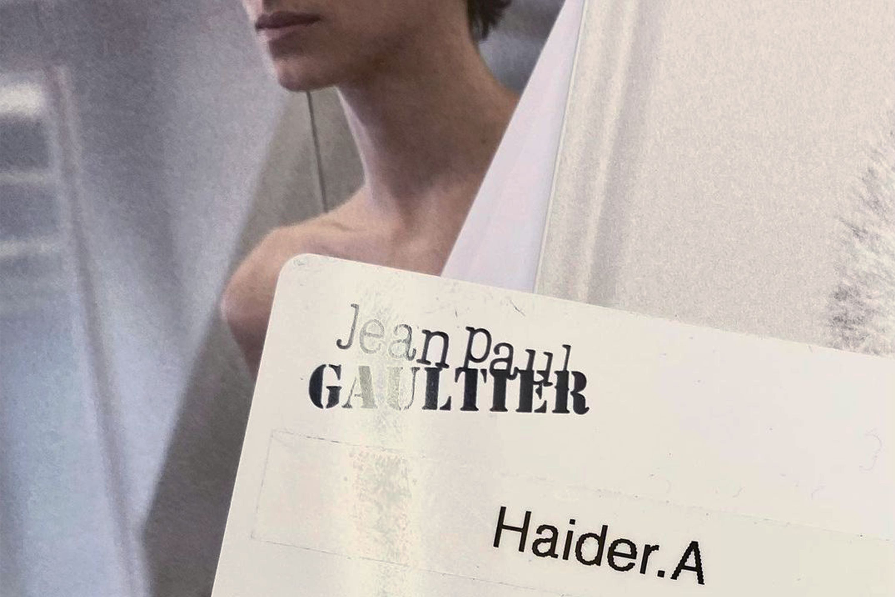 HAIDER ACKERMANN’S JEAN PAUL GAULTIER WAS AN ODE TO OLD COUTURE