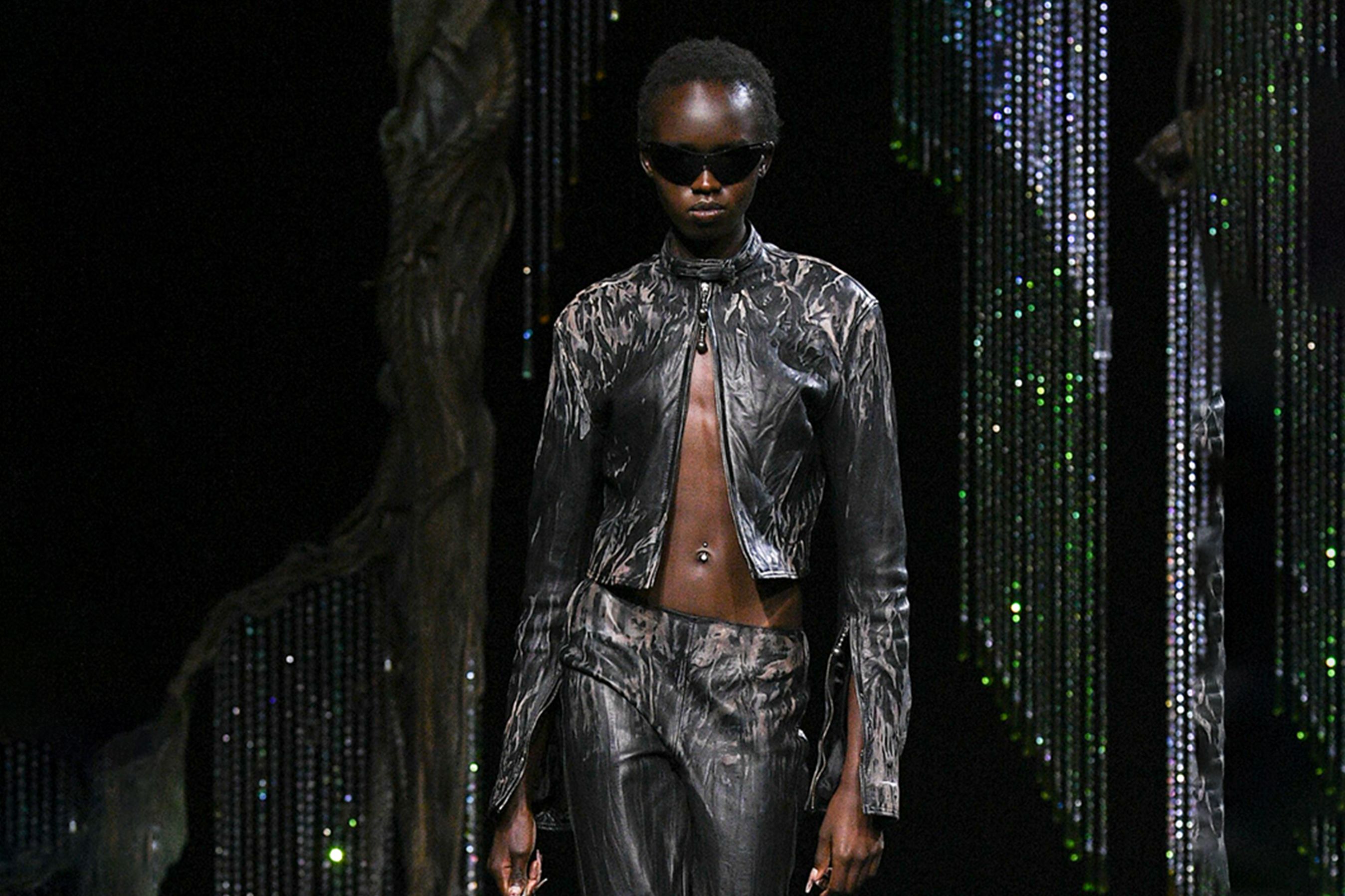 FOREST VINES AND LOTS OF LEATHER: ACNE STUDIOS FW23 COLLECTION