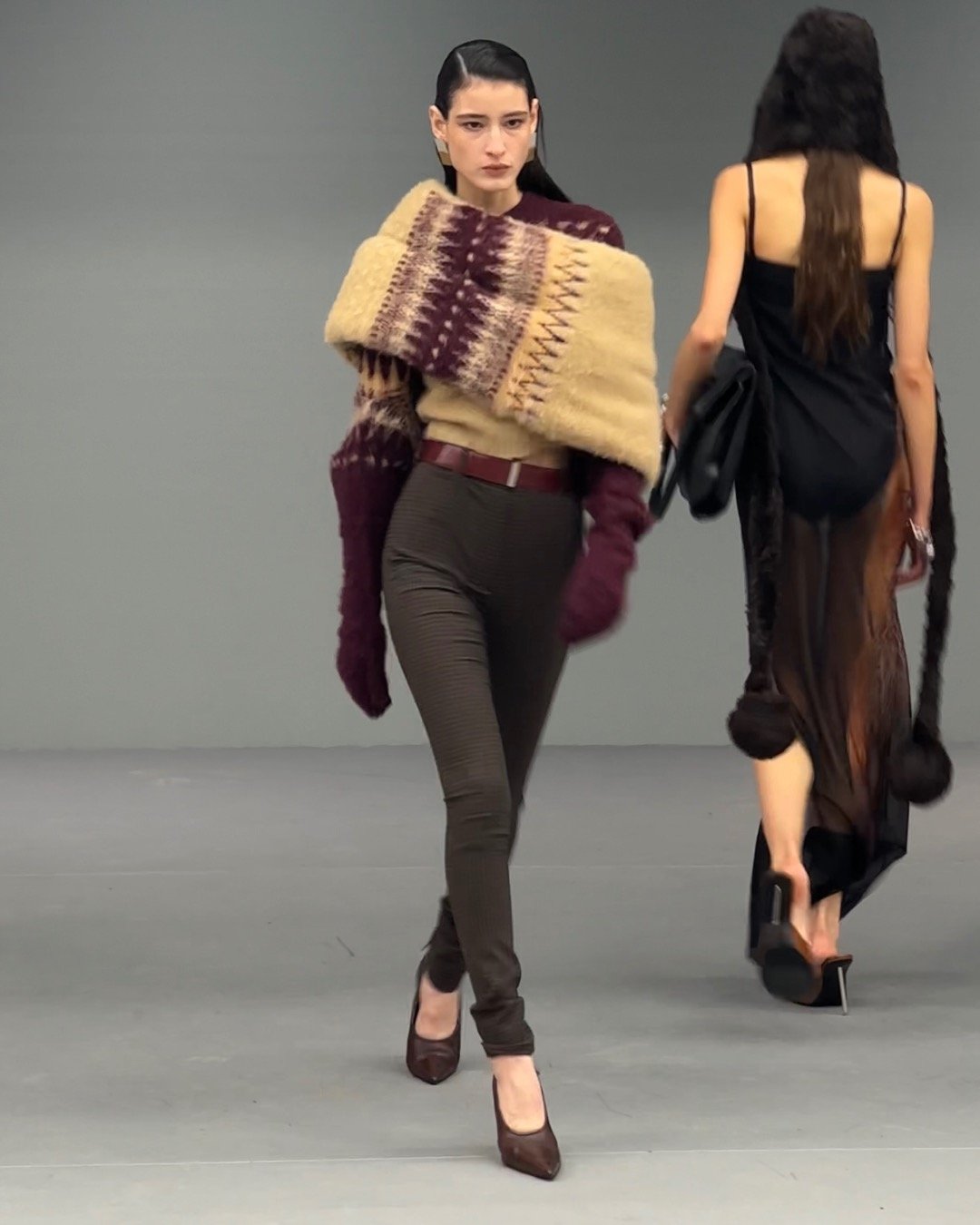 There are two wolves inside Acne Studios FW25