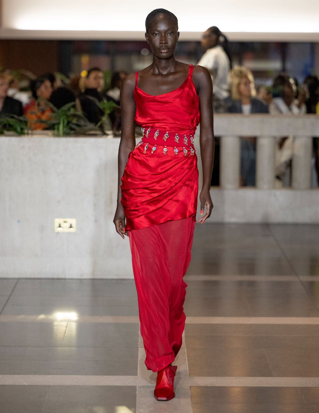 AHLUWALIA SS24 "Acknowledgments" told stories through movement and colour