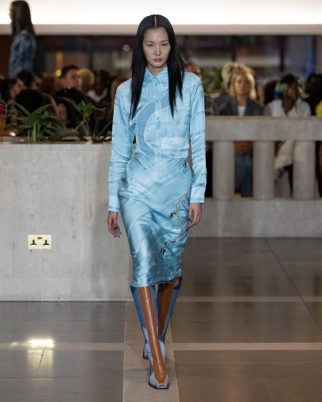AHLUWALIA SS24 "Acknowledgments" told stories through movement and colour