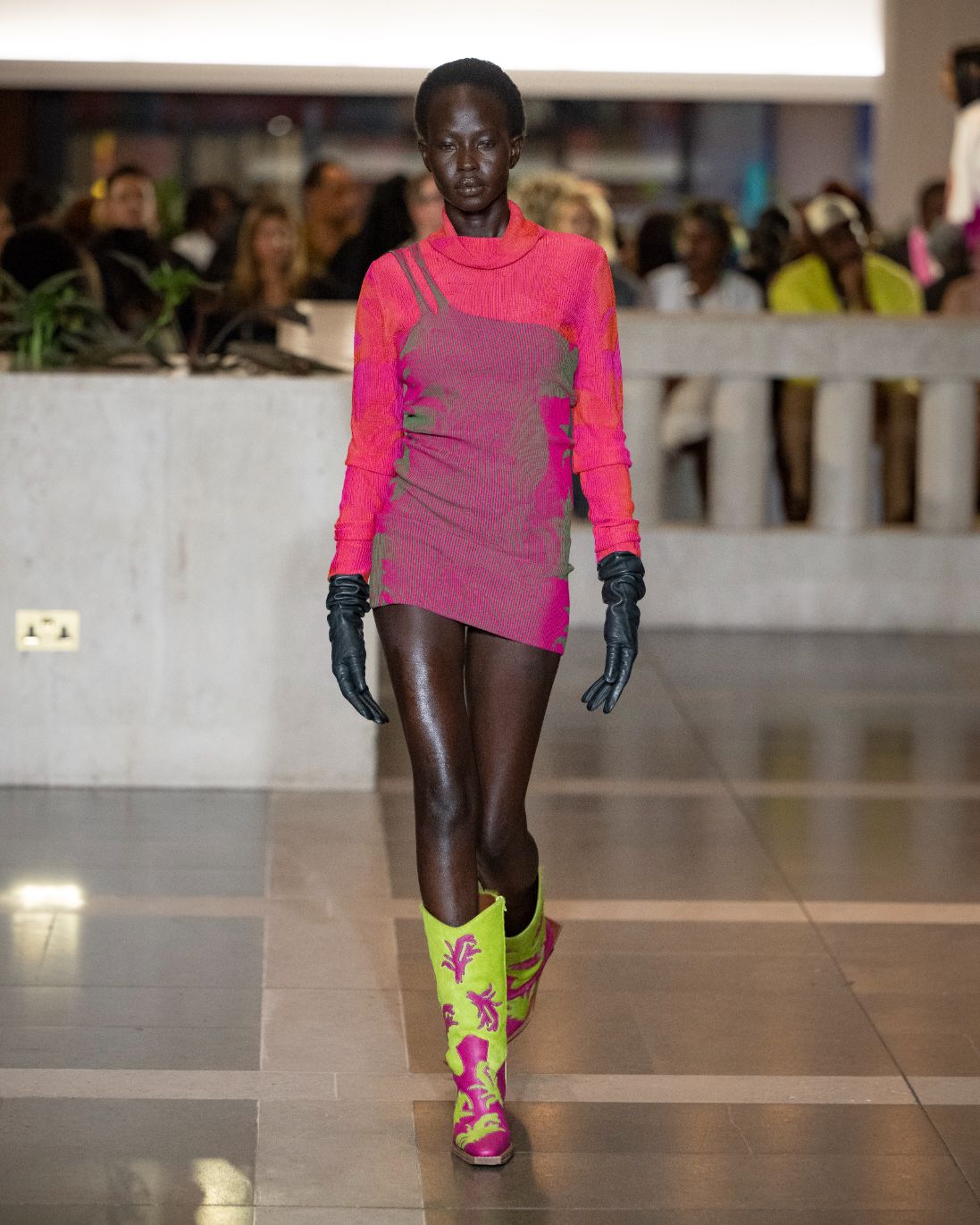 AHLUWALIA SS24 "Acknowledgments" told stories through movement and colour