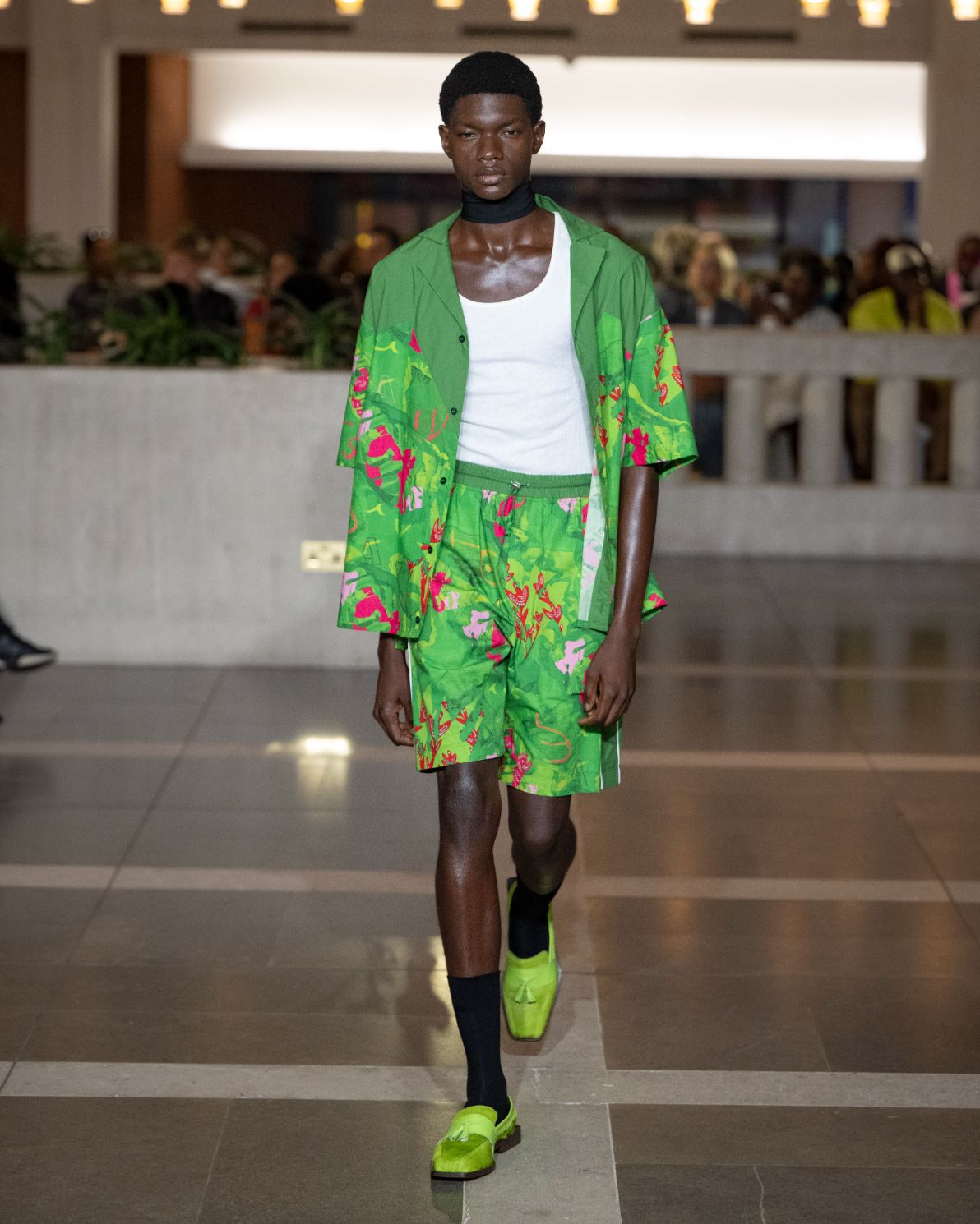 AHLUWALIA SS24 "Acknowledgments" told stories through movement and colour