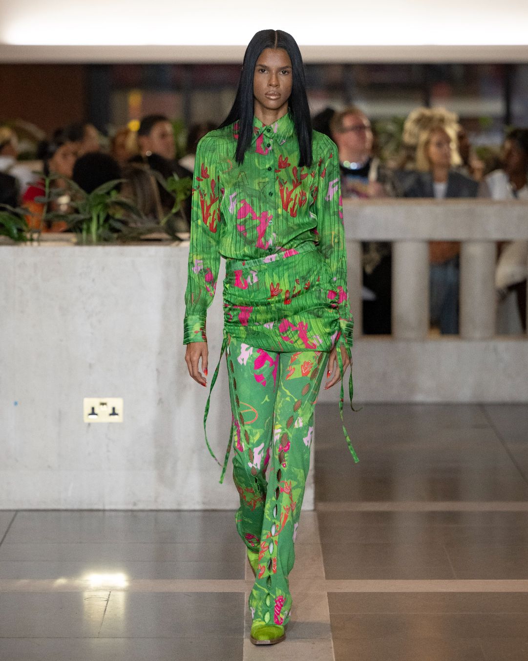 AHLUWALIA SS24 "Acknowledgments" told stories through movement and colour