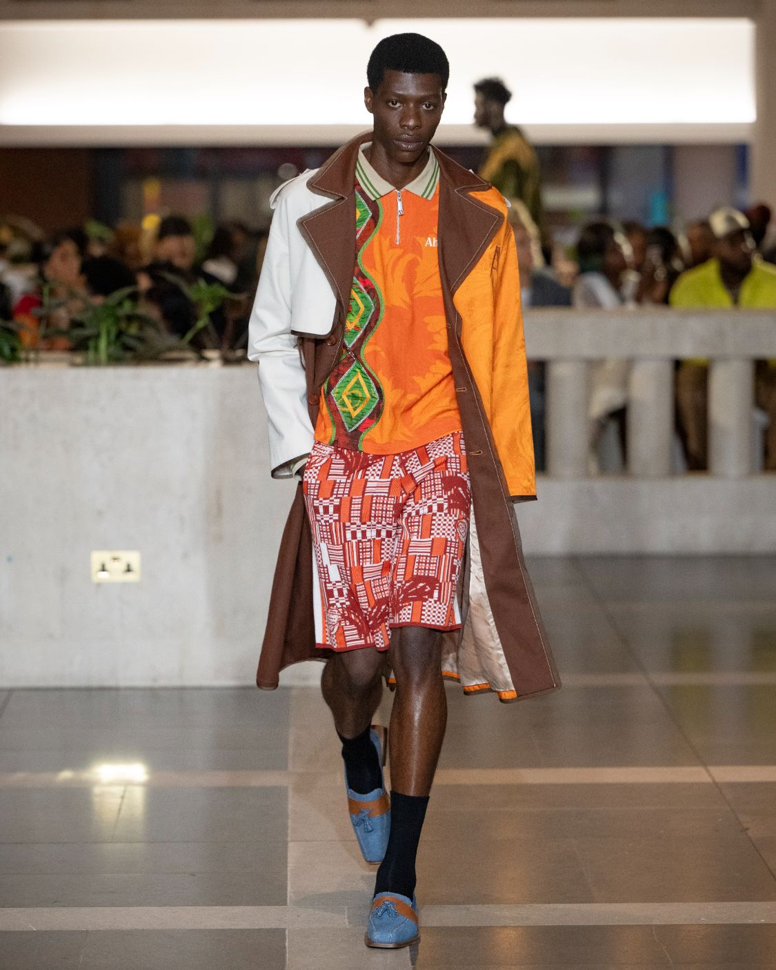 AHLUWALIA SS24 "Acknowledgments" told stories through movement and colour