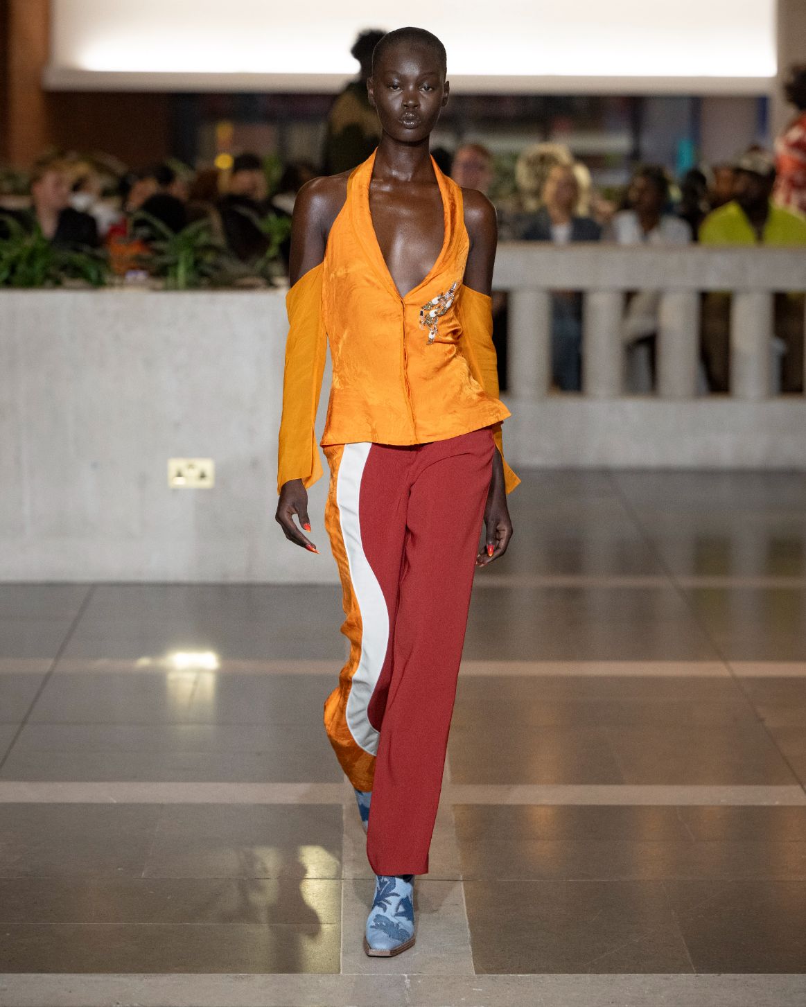 AHLUWALIA SS24 "Acknowledgments" told stories through movement and colour