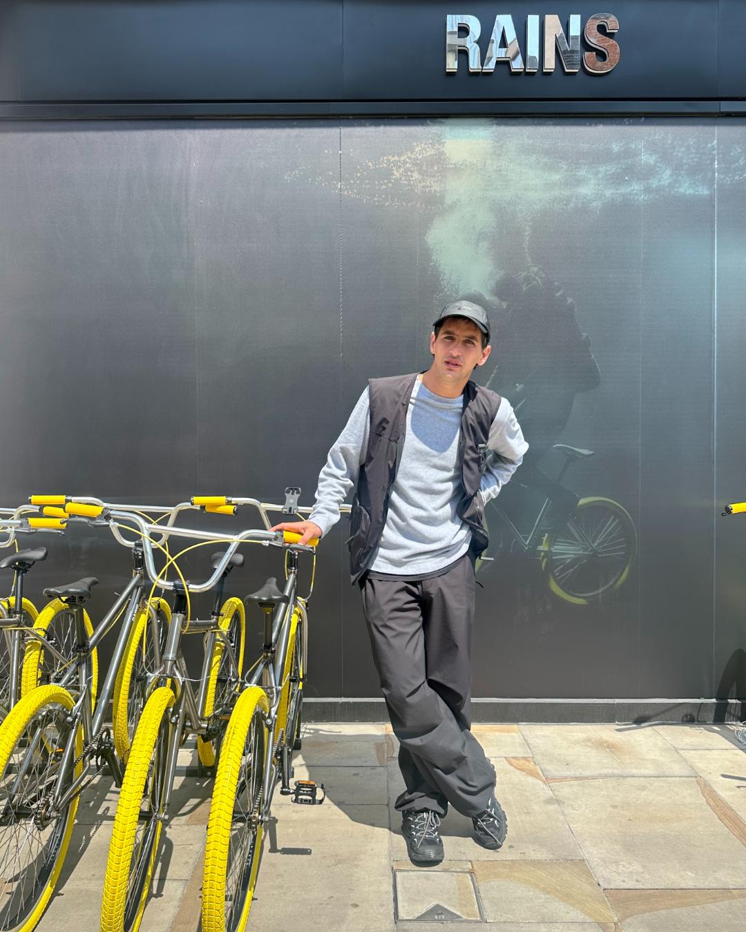 We linked up with Austin Augie at the Rains London bike ride