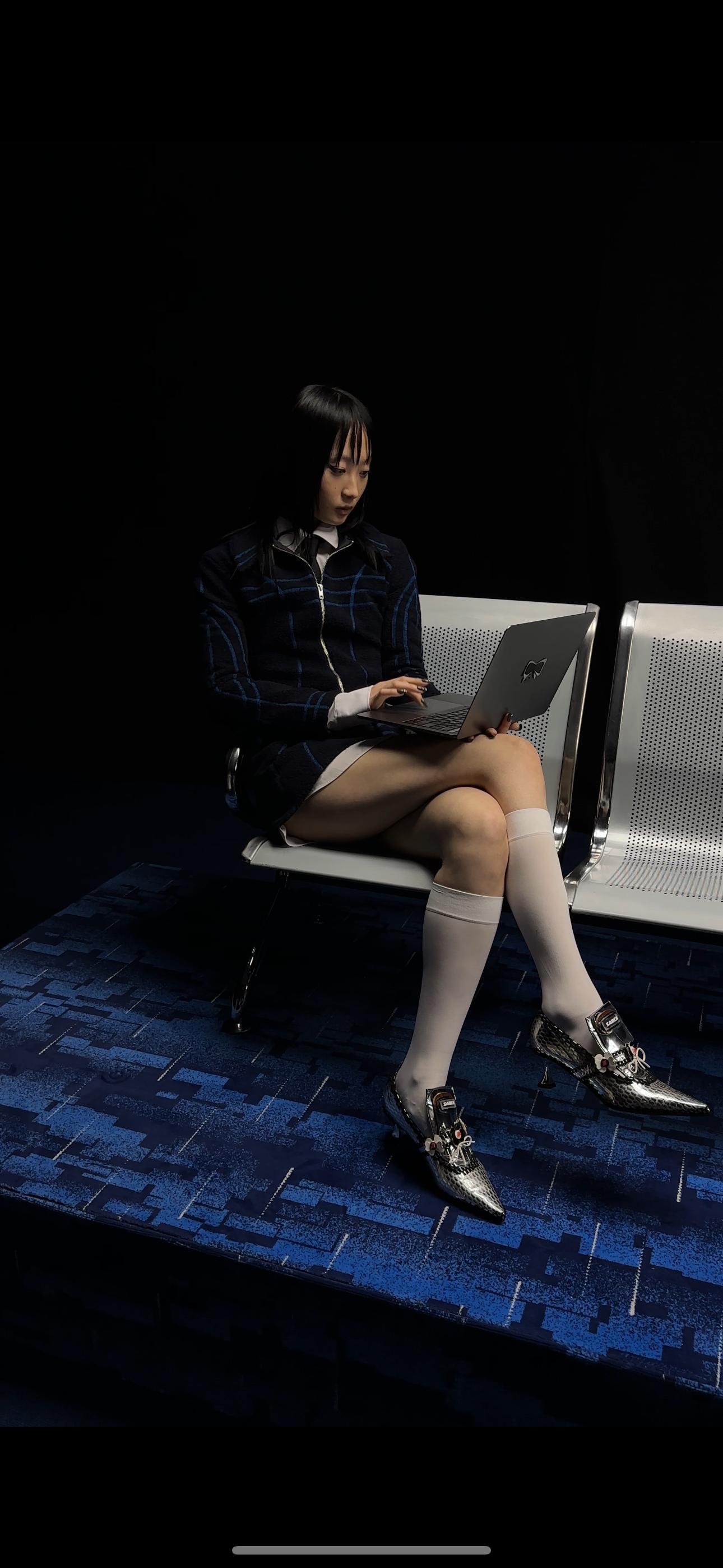 Flight to London Fashion Week, three-hour layover at Ancuta Sarca FW24
