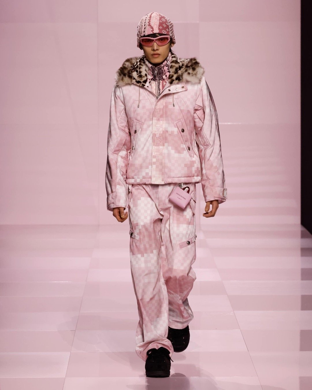 Logo-mania became print-mania on the runway at FW25