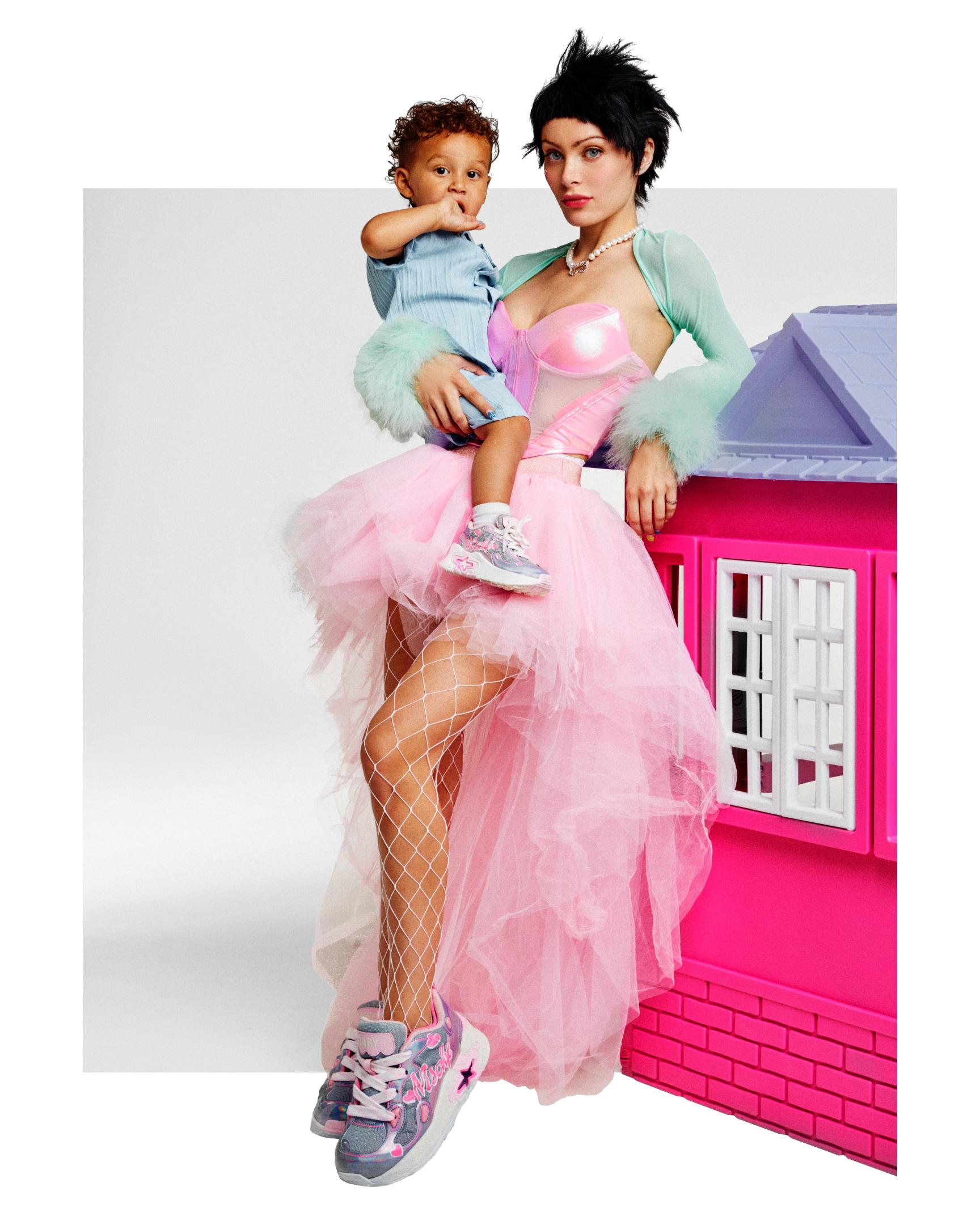 The MSCHF “Super Baby” sneaker comes Lana Rhoades-approved