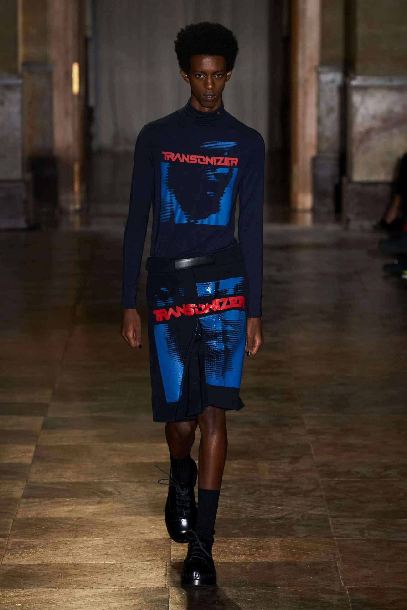 RAF SIMONS SS22: "UNIFORM ON A BOY, AND MORE COUTURE ON A GIRL"