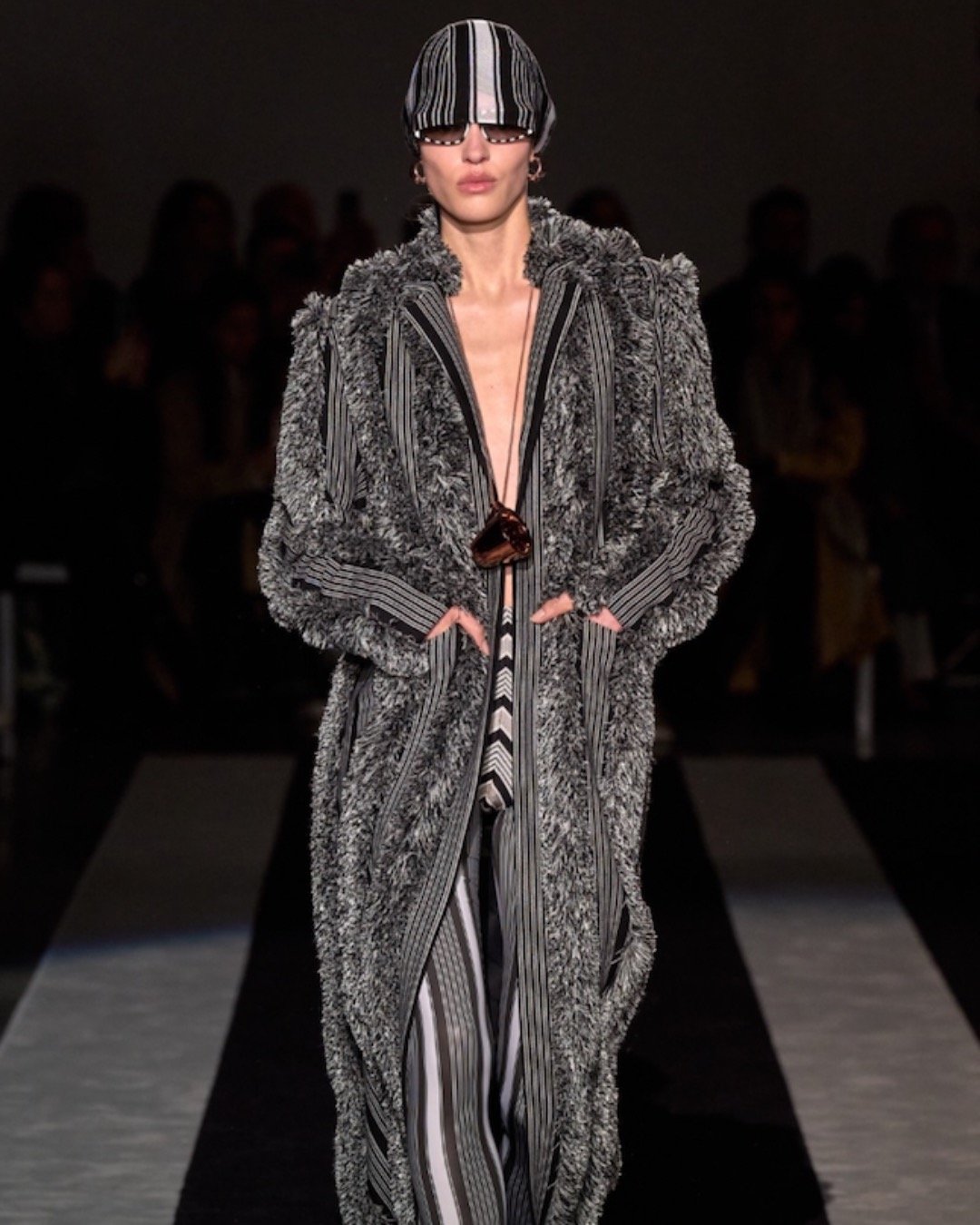 Key looks from Missoni’s striped FW24 show