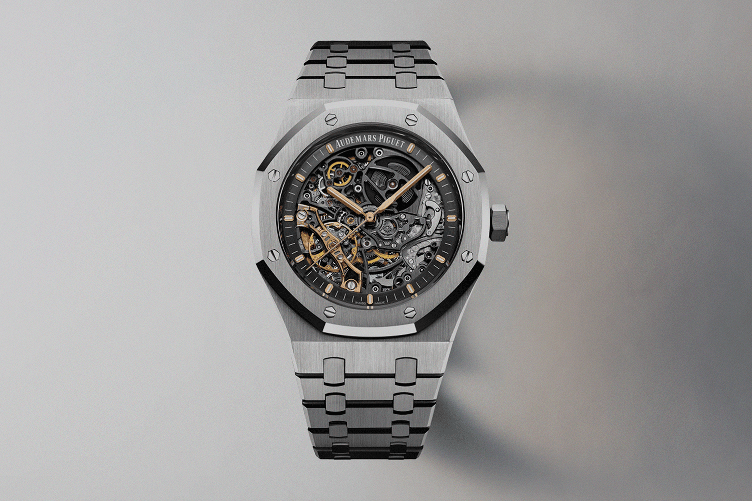 ROYAL OAK DOUBLE BALANCE WHEEL OPENWORKED