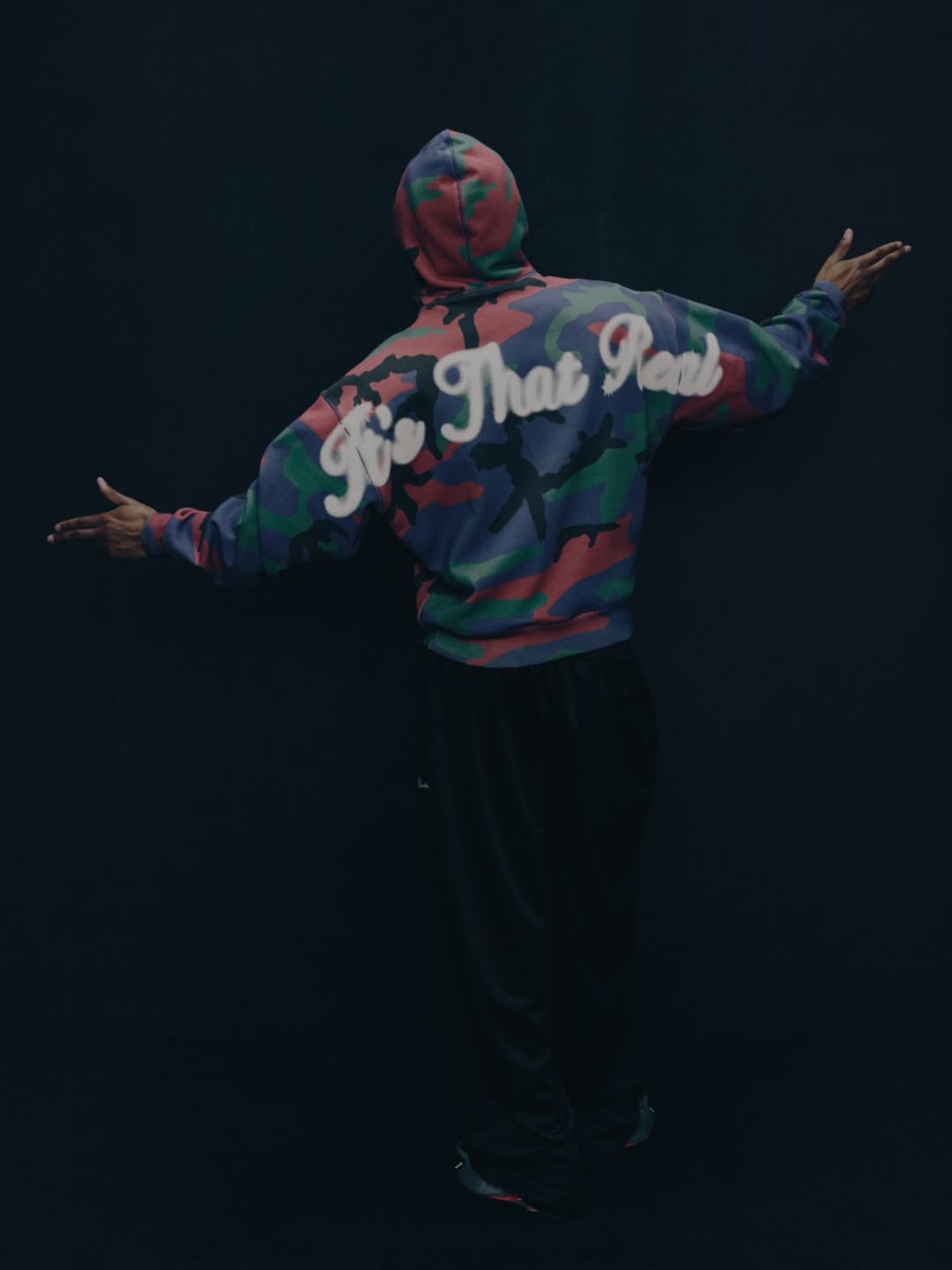 Gabriel Moses photographed himself for his new Corteiz collaboration