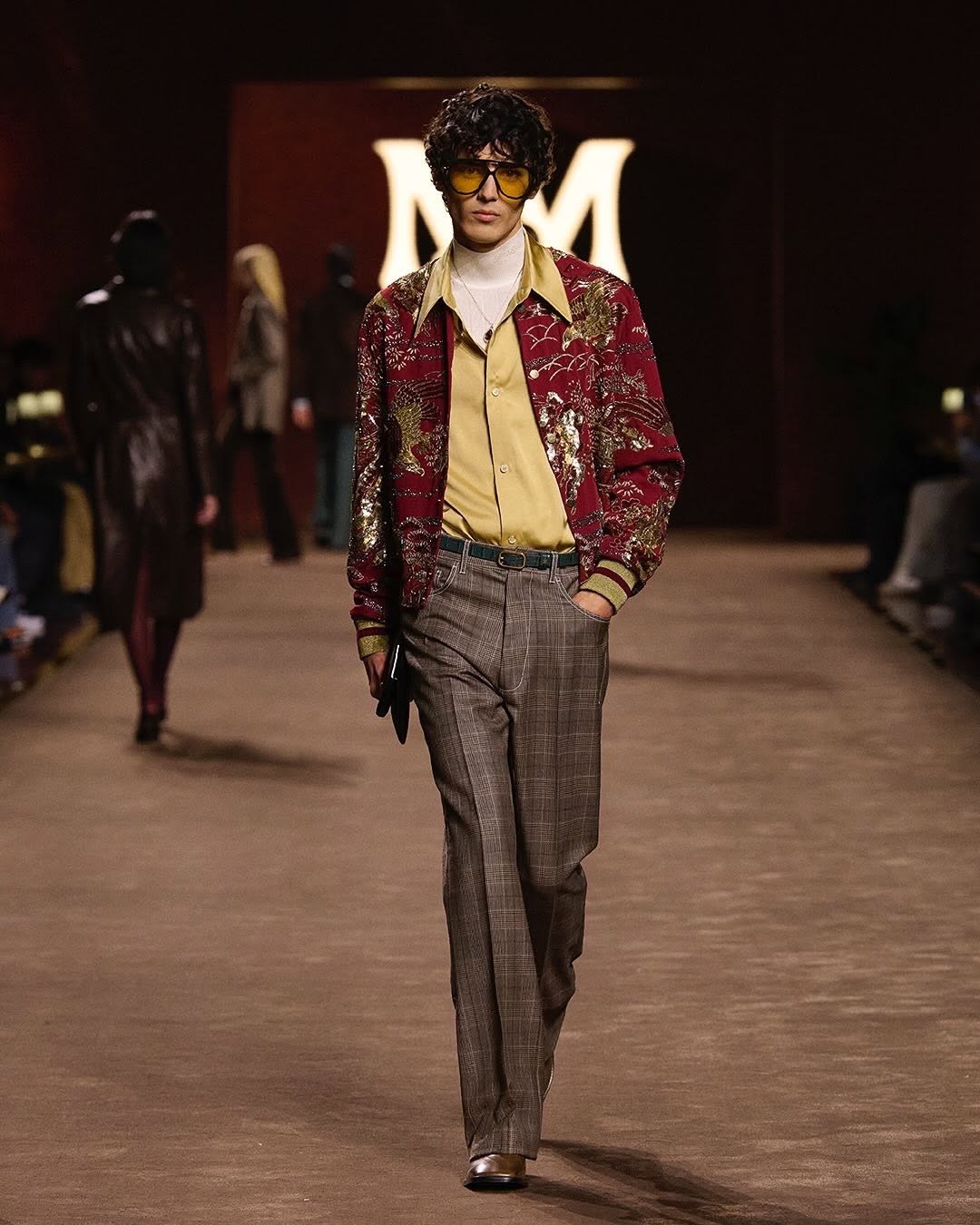 Logo-mania became print-mania on the runway at FW25