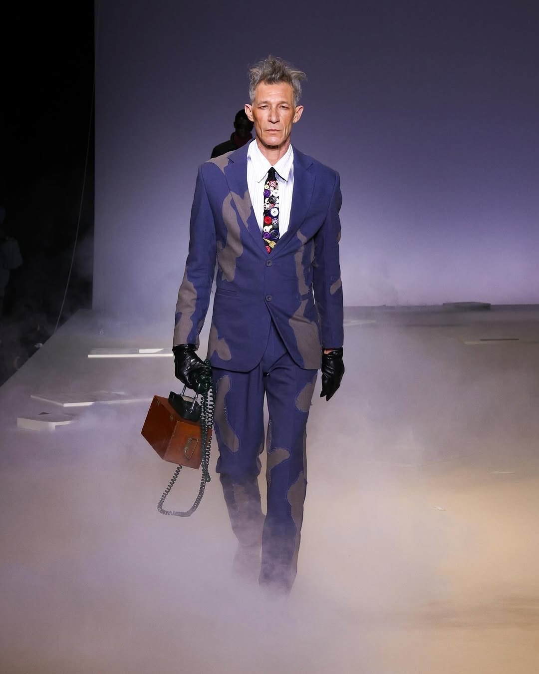 Logo-mania became print-mania on the runway at FW25