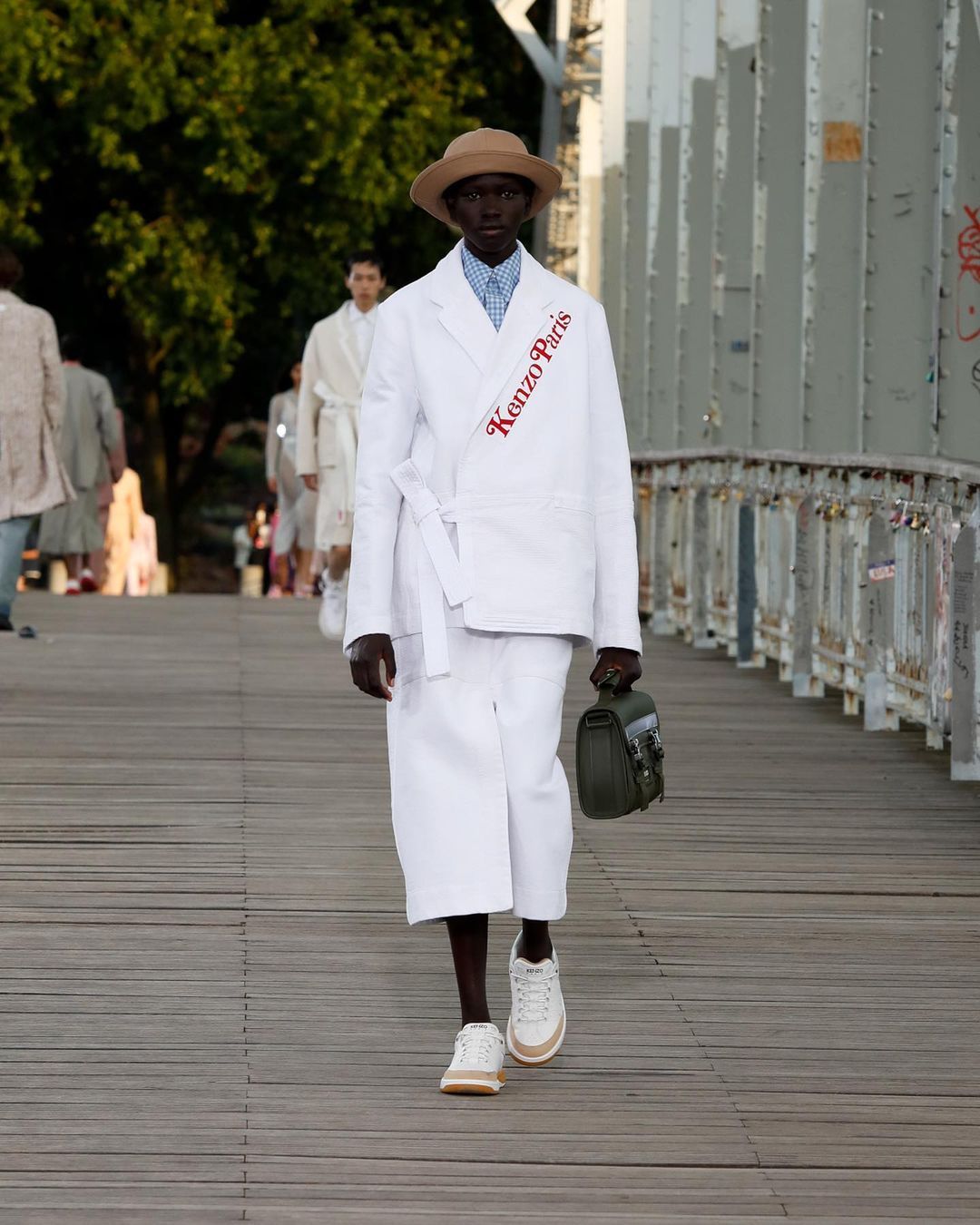 NIGO GAVE US FLORALS FOR KENZO’S SPRING SHOW, BUT WE’RE INTO IT