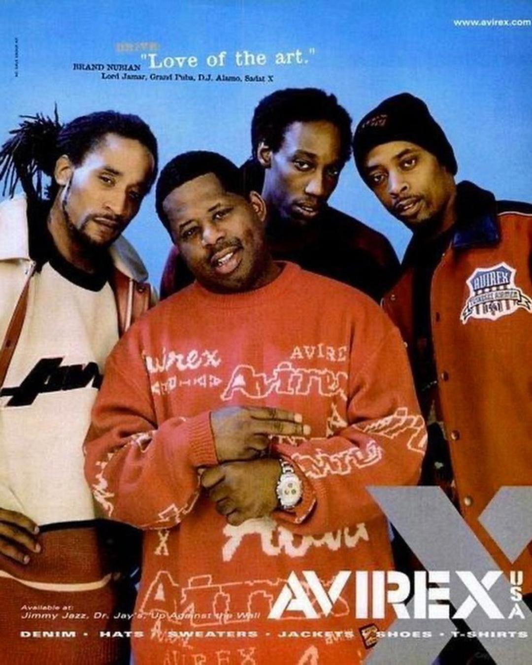 Times Avirex’s leather jackets have made a cameo in hip-hop