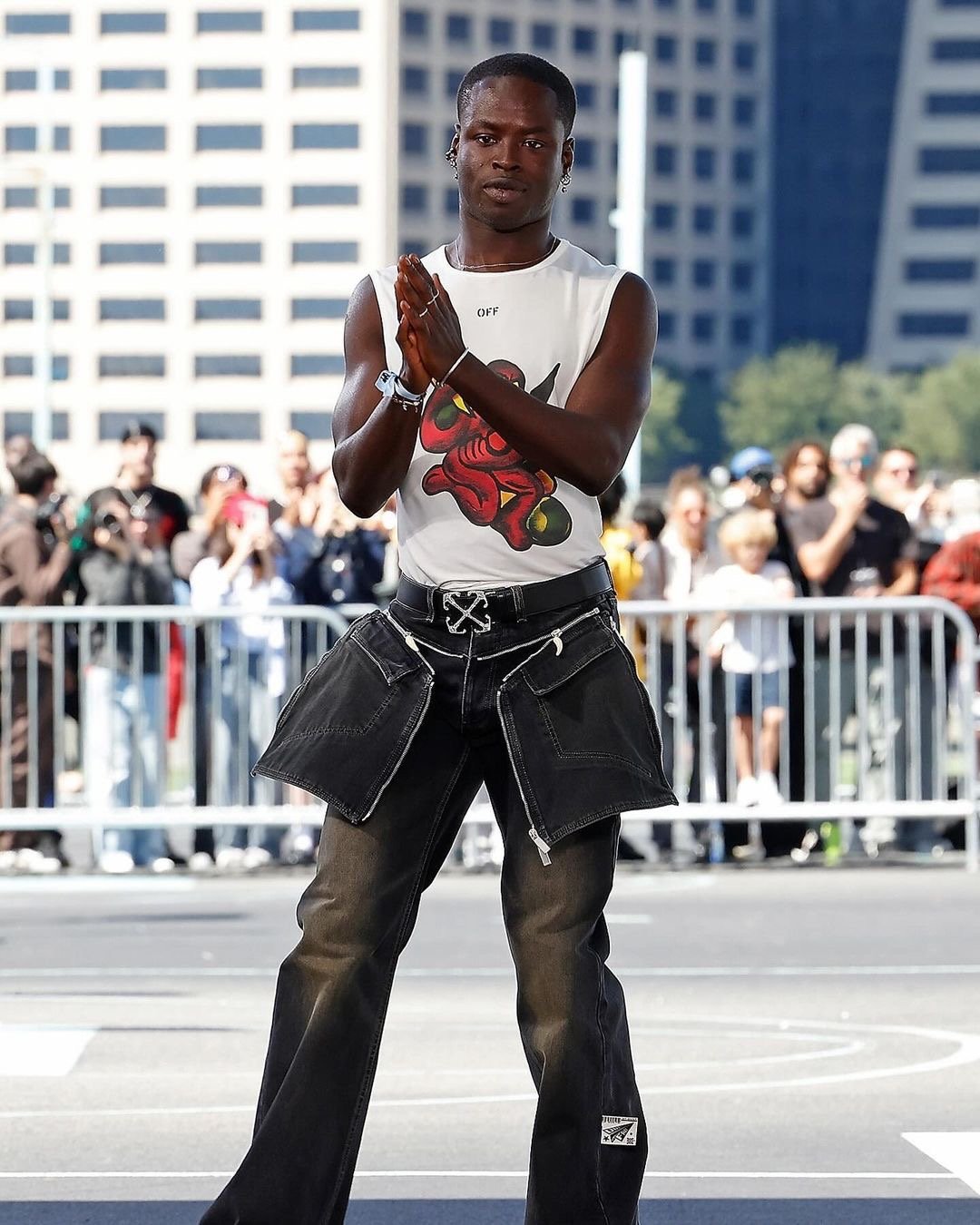 Off-White SS25 looked to America and Africa for its NYFW debut