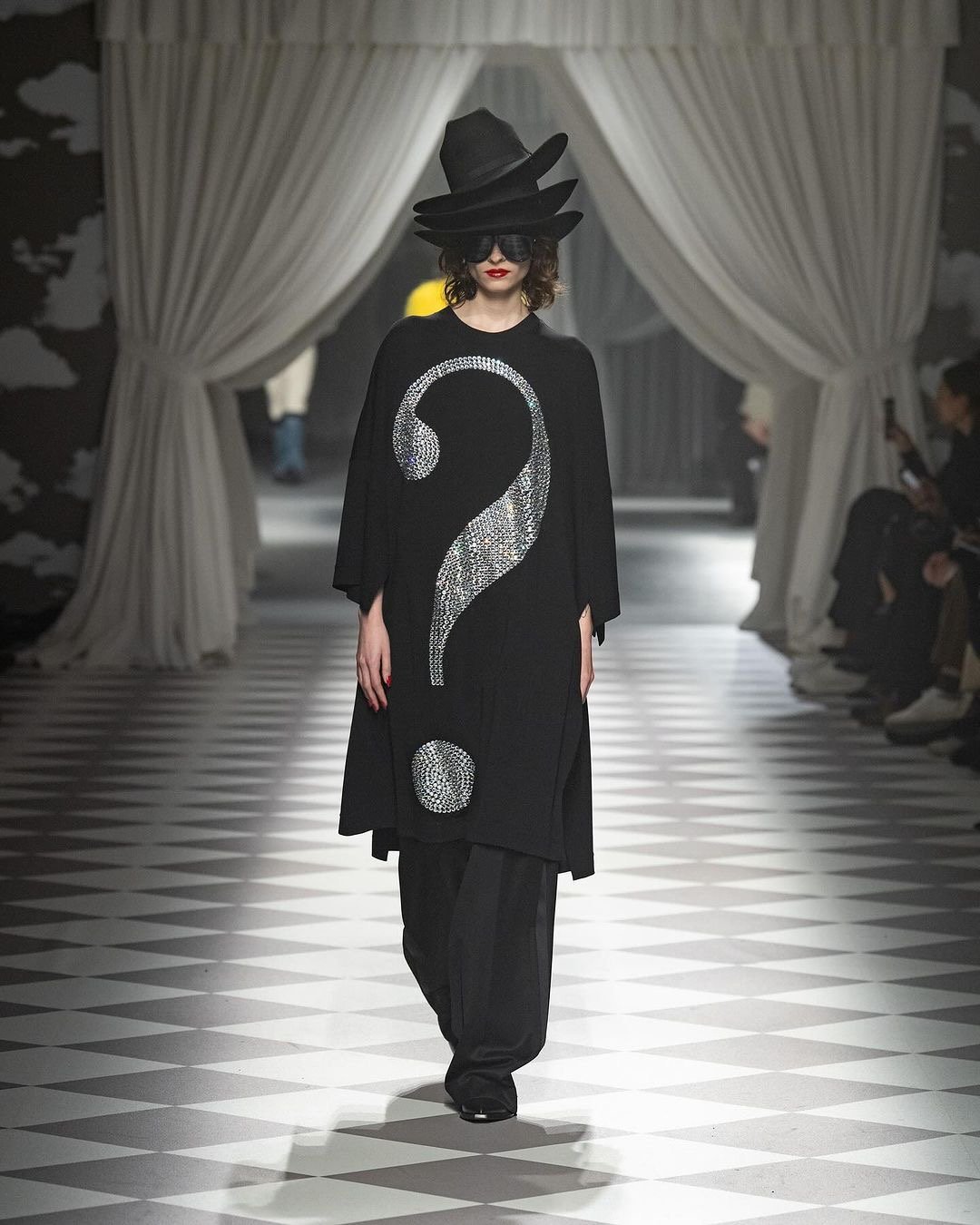 Adrian Appiolaza’s Moschino FW24 was an ode to the brand’s legacy