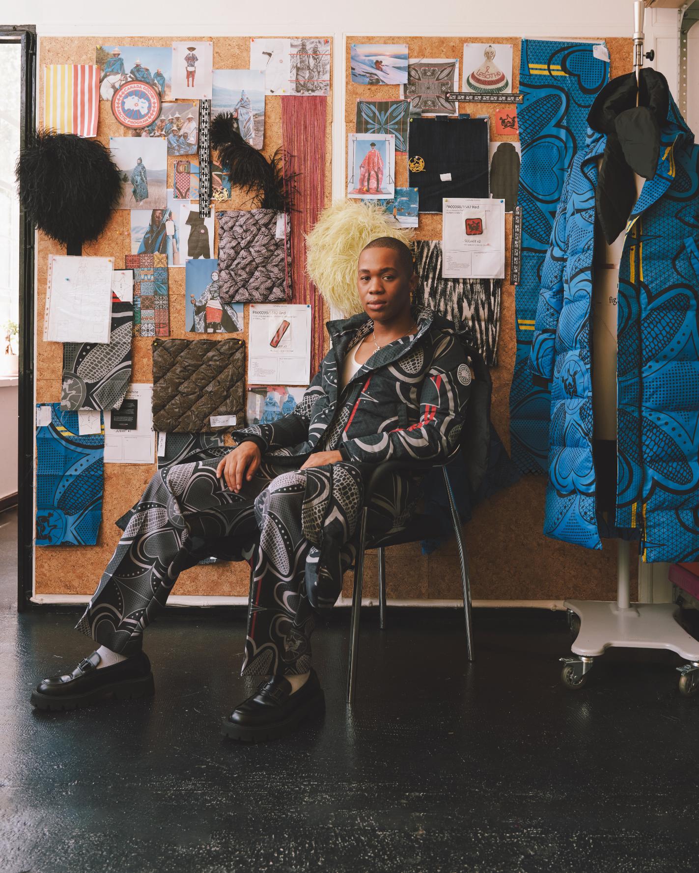 Thebe Magugu gives us all the deets on his recent Canada Goose collab